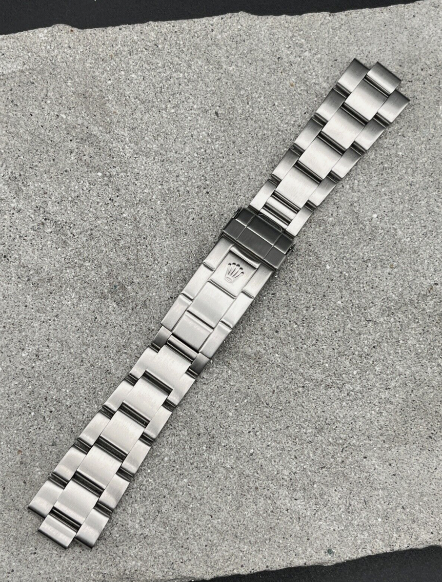 #1175 ORIGINAL 2004 ROLEX STAHL 93150 EDELSTAHL OYSTER BRACELET ARMBAND