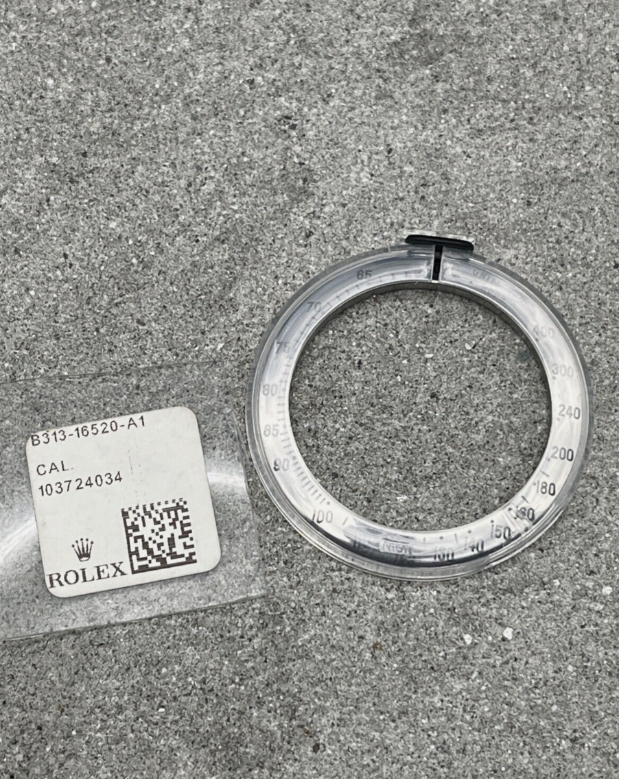 #1056 NEU ROLEX 16520 / 116520 BEZEL LÜNETTE DAYTONA EDELSTAHL TACHYMETER RING
