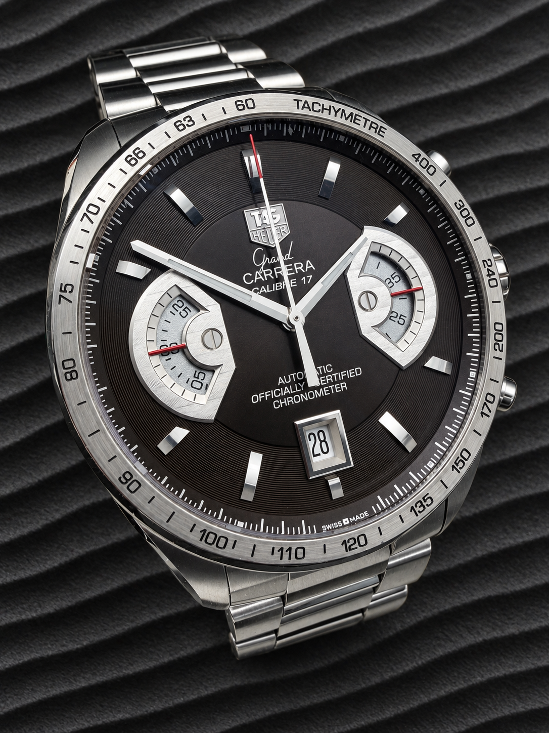 ORIGINAL TAG HEUER GRAND CARRERA CAV511E CHRONOMETER CHRONOGRAPH CALIBRE 17 UHR