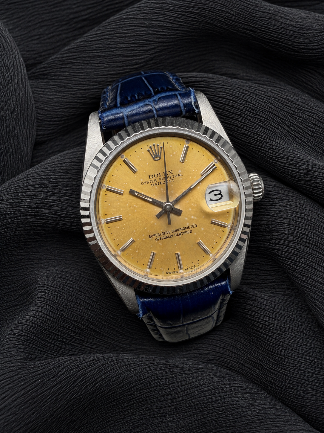 ORIGINAL ROLEX 68279 DATEJUST MEDIUM 31MM MIDSIZE WEIßGOLD GOLD 18K / 750 52g