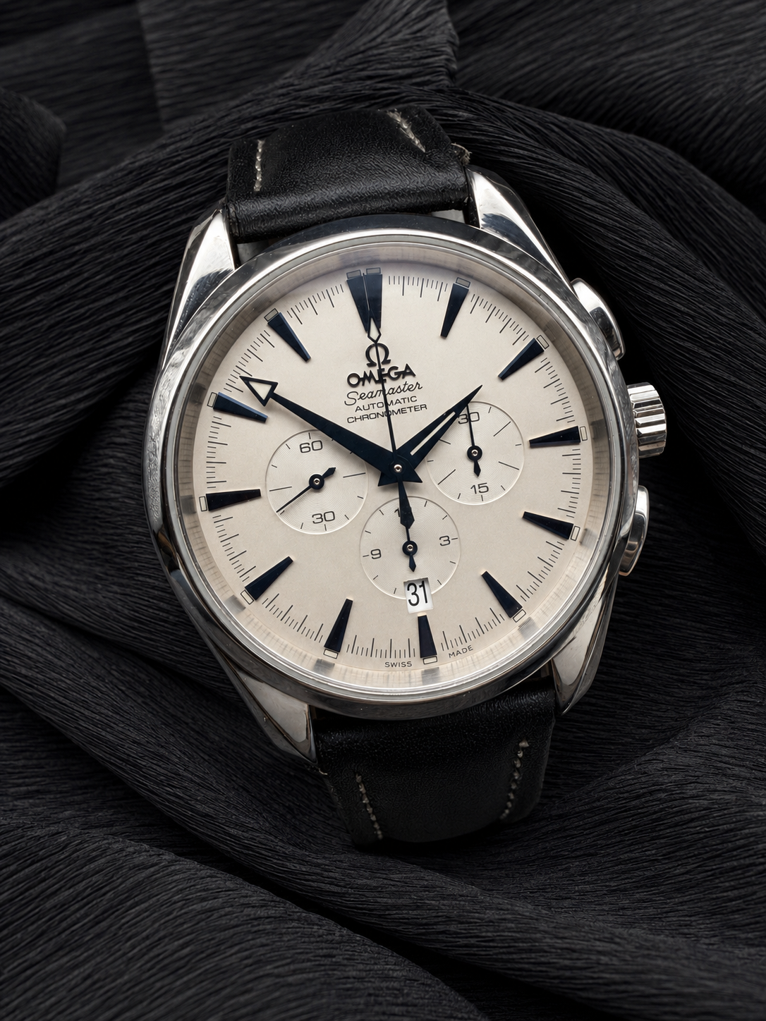 ORIGINAL OMEGA SEAMASTER AQUA TERRA CHRONOGRAPH CHRONOMETER 2812.30.37 42MM BOX