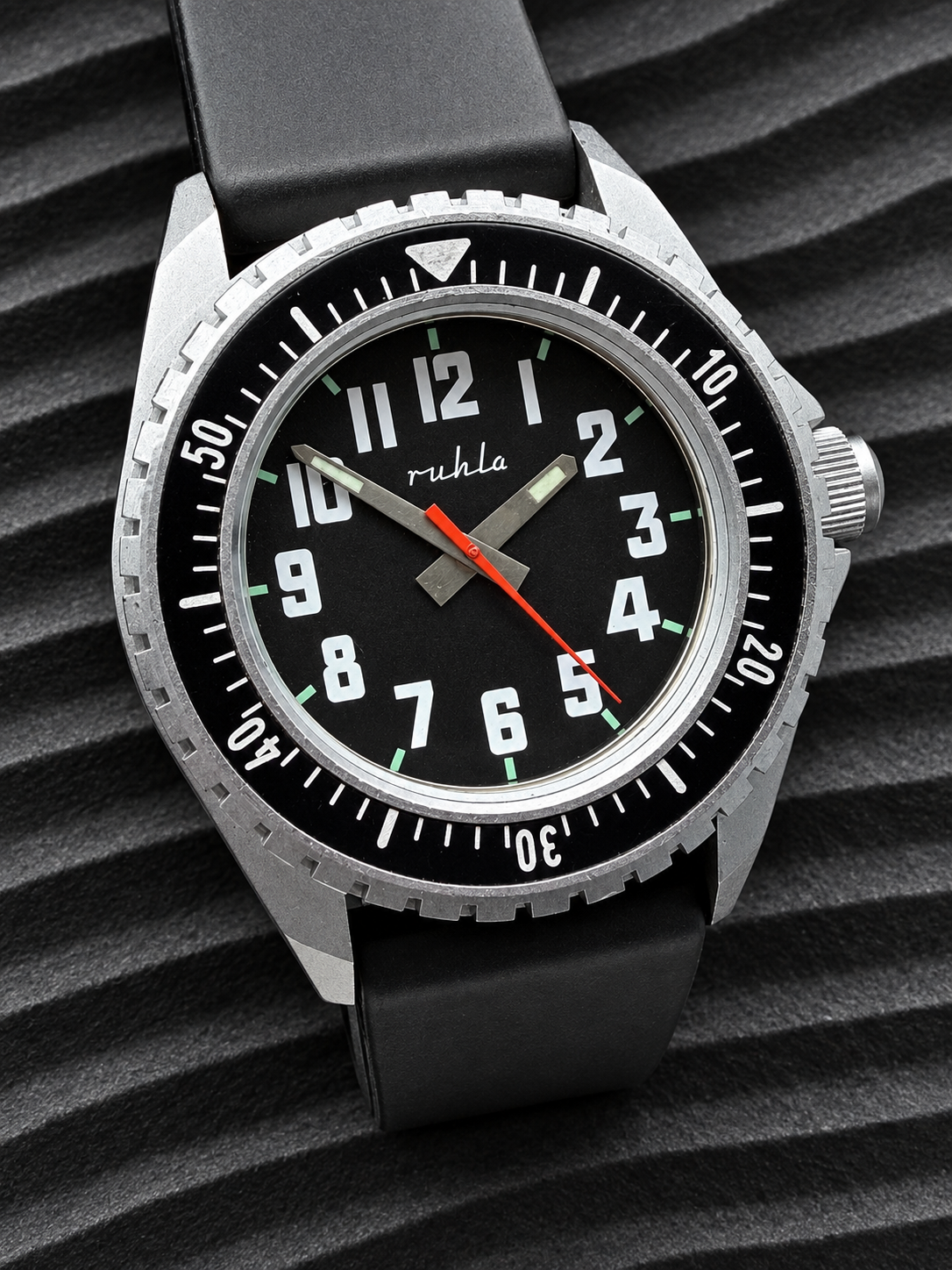 RUHLA WEIMAR QUARTZ TAUCHERUHR NVA KSK - 18 KAMPFTAUCHER MARINETAUCHER 44mm 1992