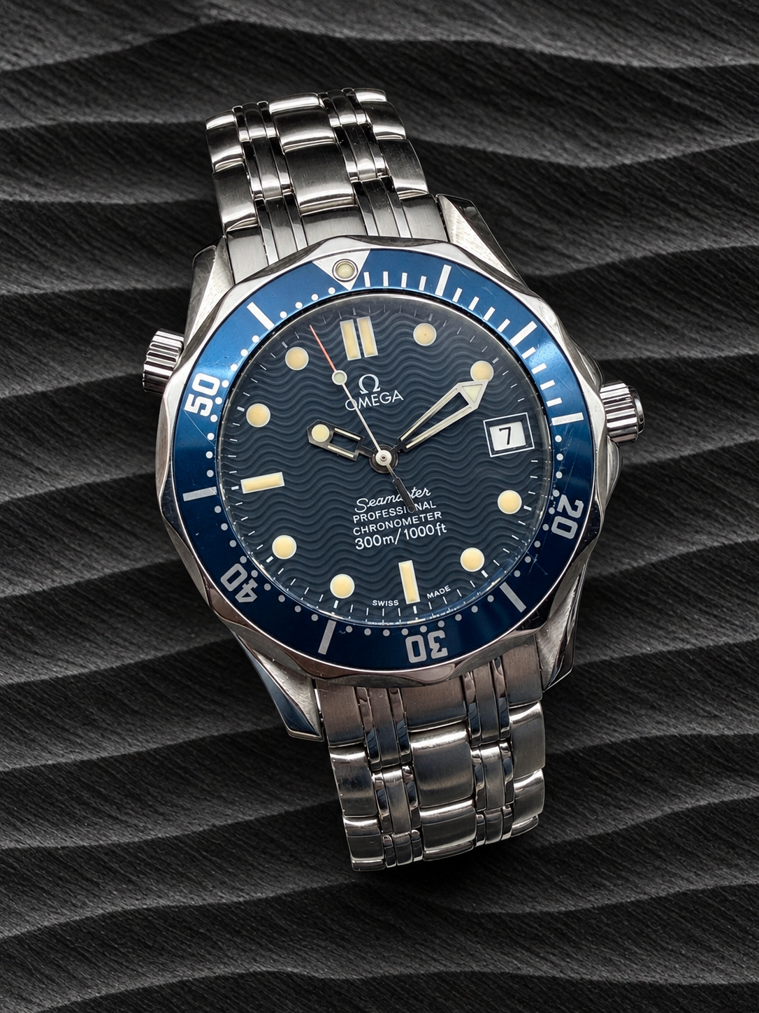 ORIGINAL 1985 OMEGA SEAMASTER PROFESSIONAL 36mm AUTOMATIK 1681502 DIVER CAL 1109