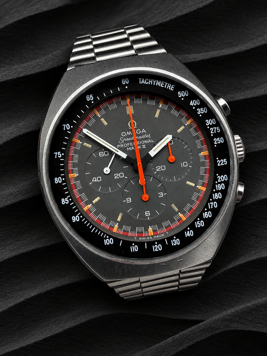 ORIGINAL 1973 OMEGA 145.014 SPEEDMASTER MARK II CHRONOGRAPH RACING DIAL 861
