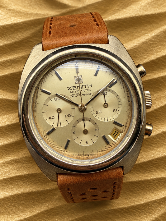 ORIGINAL ZENITH EL PRIMERO AUTOMATIK 20.0210.415 GOLD CHRONOGRAPH 3019PHC BIGEYE