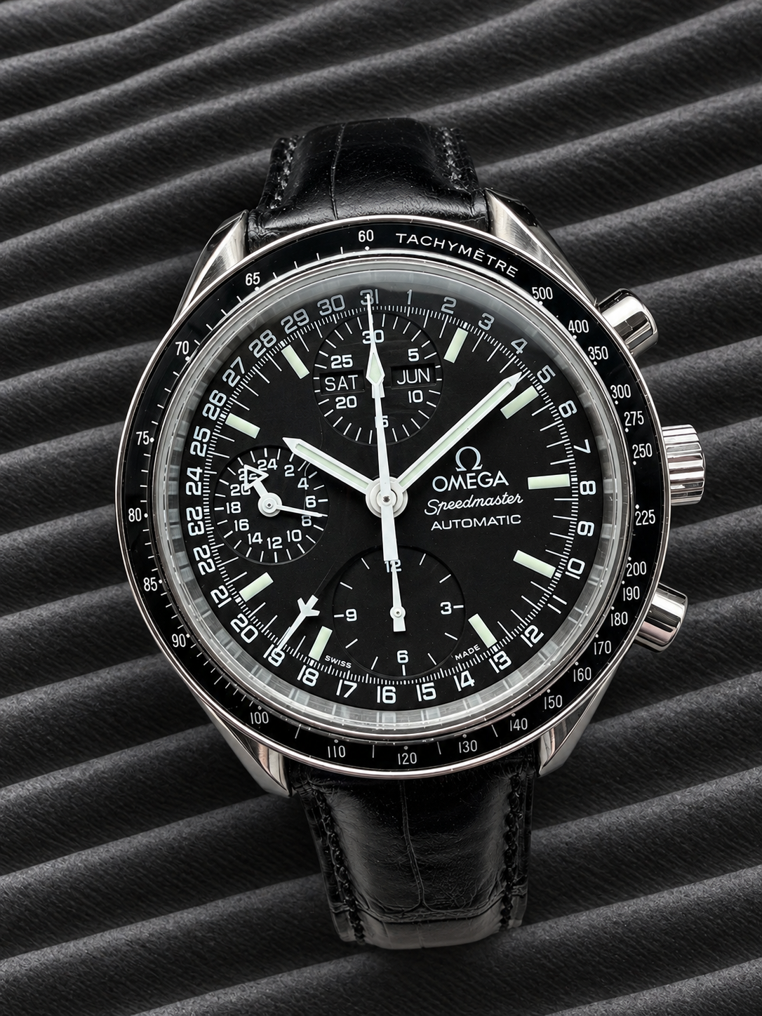 ORIGINAL 1999 OMEGA SPEEDMASTER 175.0084 TRIPLE DAT CAL: 1151 AUTOMATIK RACING