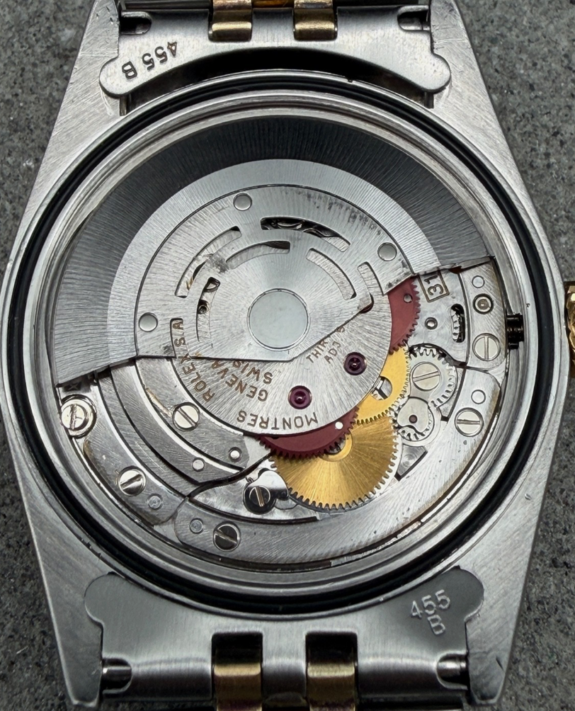 LUXUS ROLEX DATEJUST GELBGOLD STAHL AUTOMATIK 16233 JUBILEE SAPHIRGLAS DIAMANT