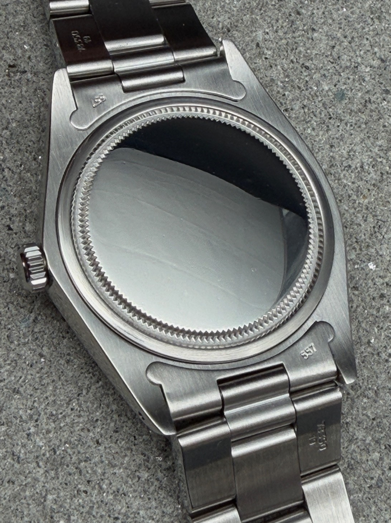 ORIGINAL FULLSET 1990 ROLEX 6694 OYSTERDATE 34mm OYSTERBAND PRECISION HANDAUFZUG