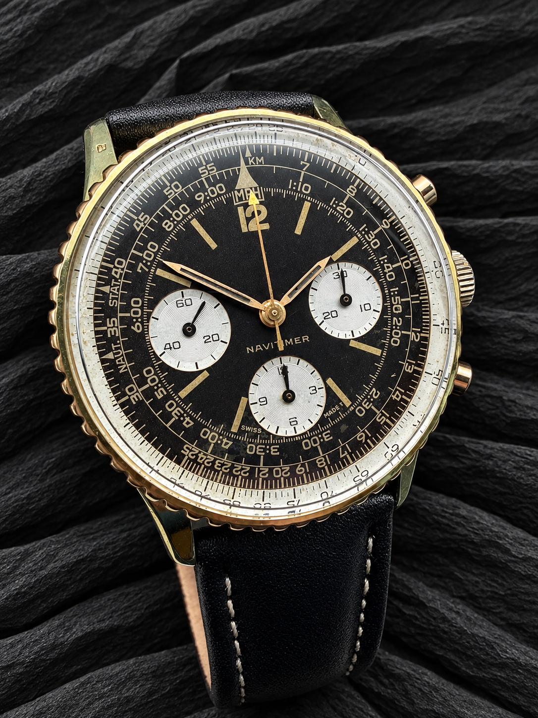 ORIGINAL 1966 BREITLING 806 NAVITIMER PUNCAO PURTUGUESE VENUS 178 CHRONOGRAPH