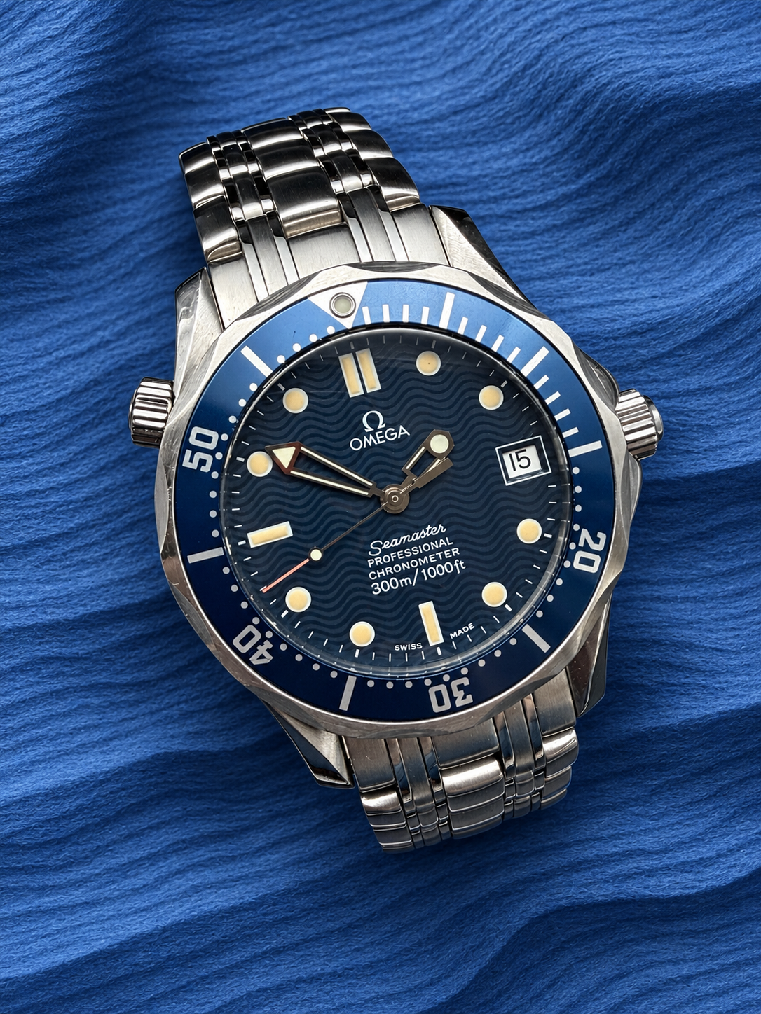 ORIGINAL 1985 OMEGA SEAMASTER PROFESSIONAL 36mm AUTOMATIK 1681502 DIVER CAL 1109