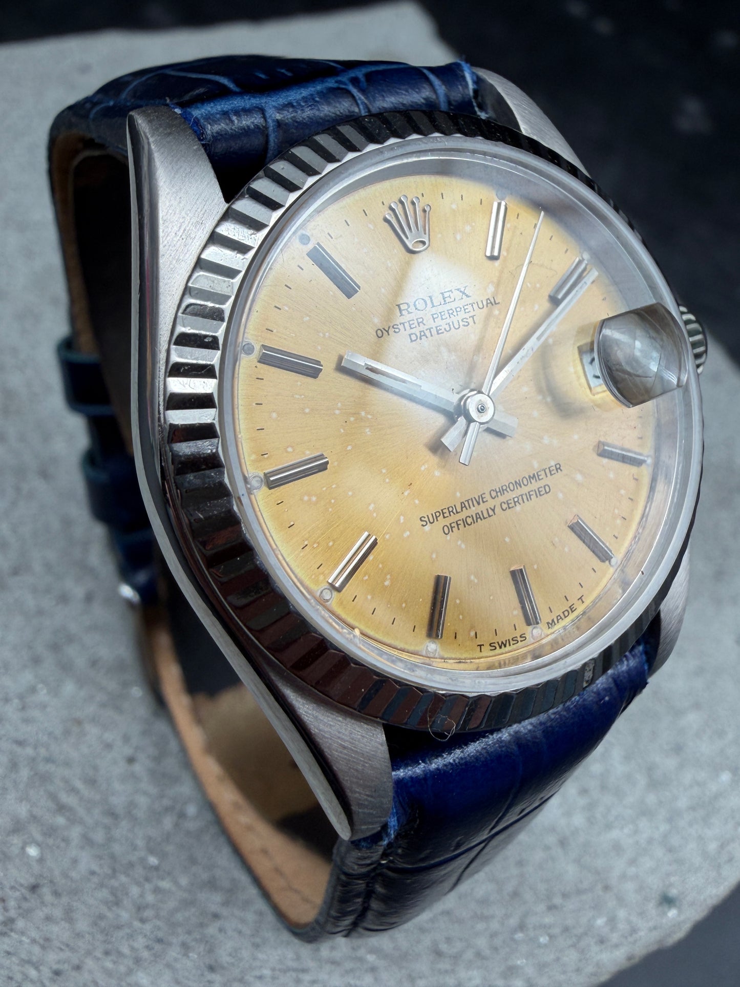 ORIGINAL ROLEX 68279 DATEJUST MEDIUM 31MM MIDSIZE WEIßGOLD GOLD 18K / 750 52g