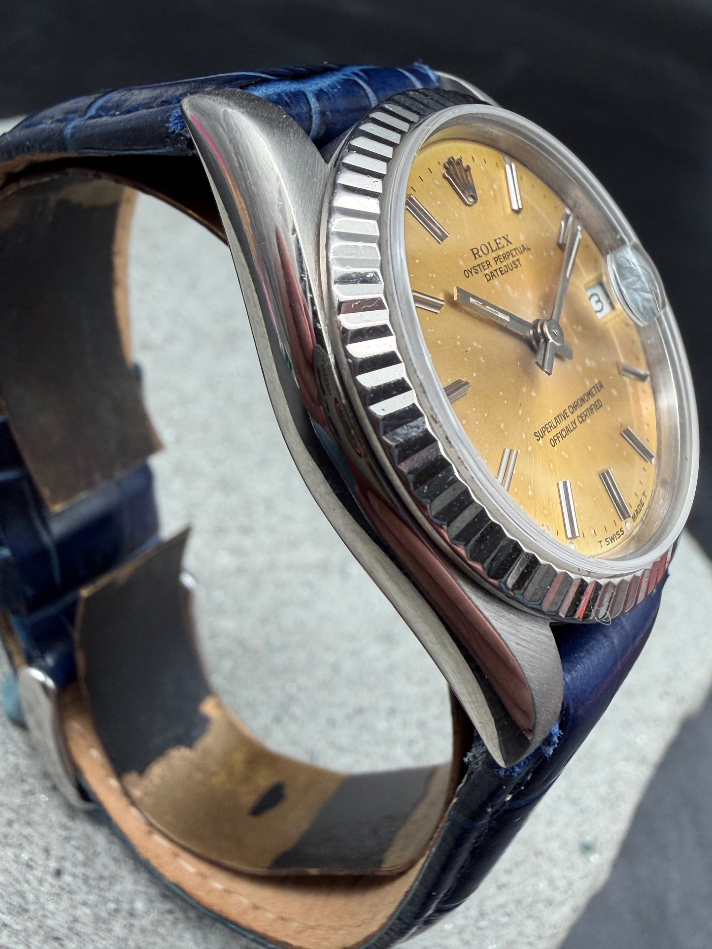 ORIGINAL ROLEX 68279 DATEJUST MEDIUM 31MM MIDSIZE WEIßGOLD GOLD 18K / 750 52g