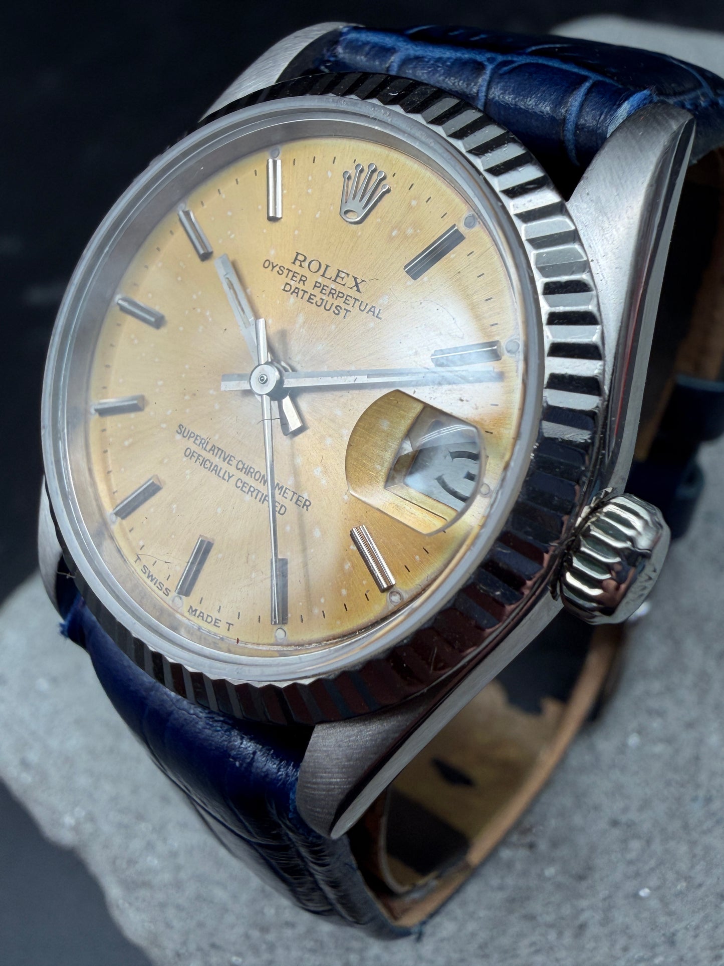 ORIGINAL ROLEX 68279 DATEJUST MEDIUM 31MM MIDSIZE WEIßGOLD GOLD 18K / 750 52g