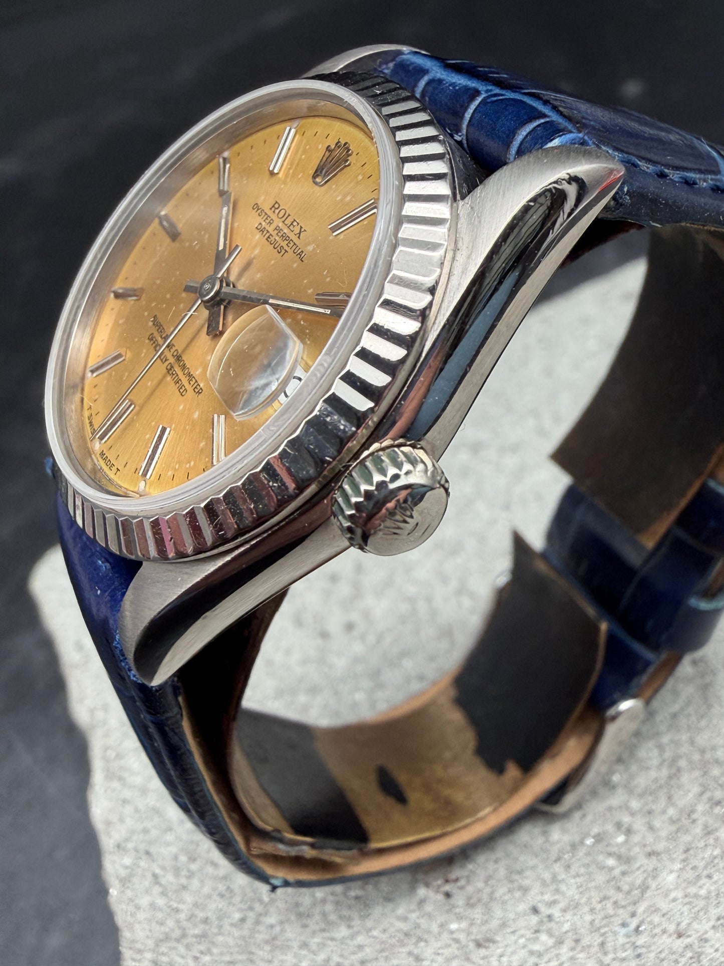 ORIGINAL ROLEX 68279 DATEJUST MEDIUM 31MM MIDSIZE WEIßGOLD GOLD 18K / 750 52g