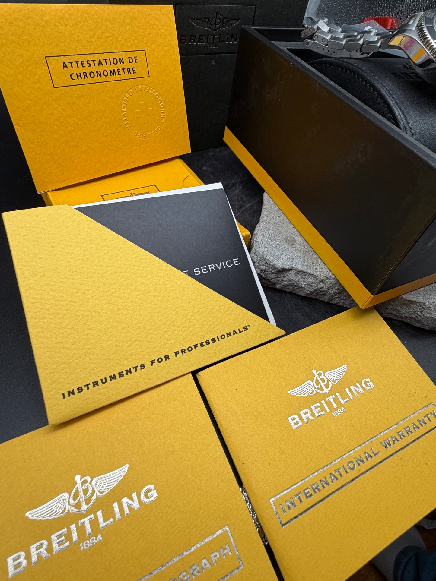 ORIGINAL BREITLING SUPEROCEAN II 44mm CHRONOGRAPH A13341 FULLSET 2012 BOX / PAP