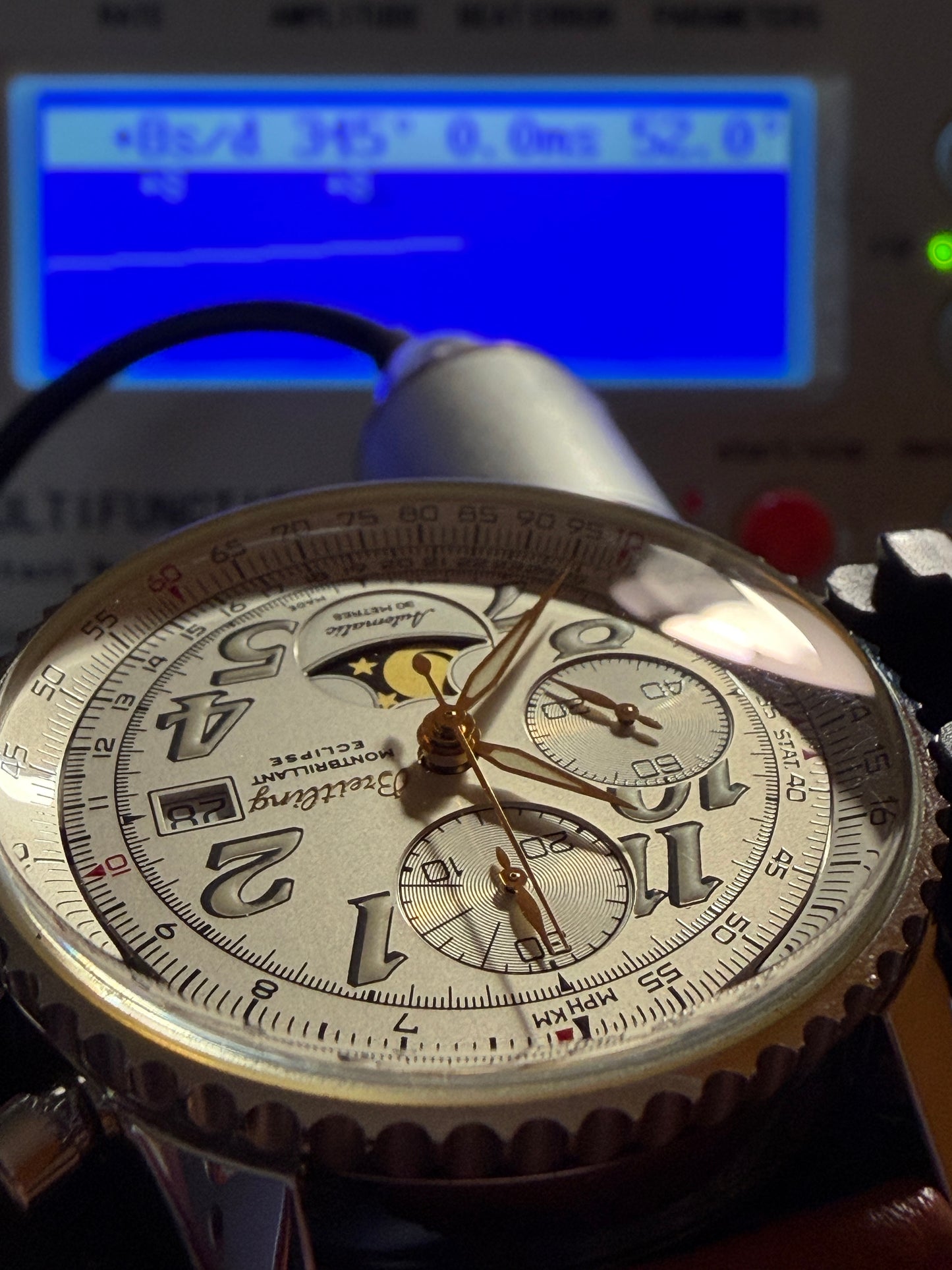 ORIGINAL BREITLING NAVITIMER ECLIPSE MONTBRILLANT A43040 CHRONOGRAPH MONDPHASE