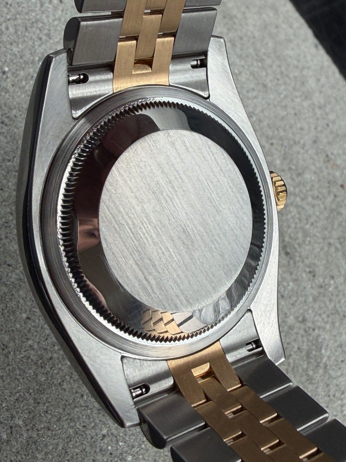 ORIGINAL ROLEX DATEJUST 36 STAHL / GOLD 116233 SUPERJUBILEE WHITE ROMAN DIAL UHR