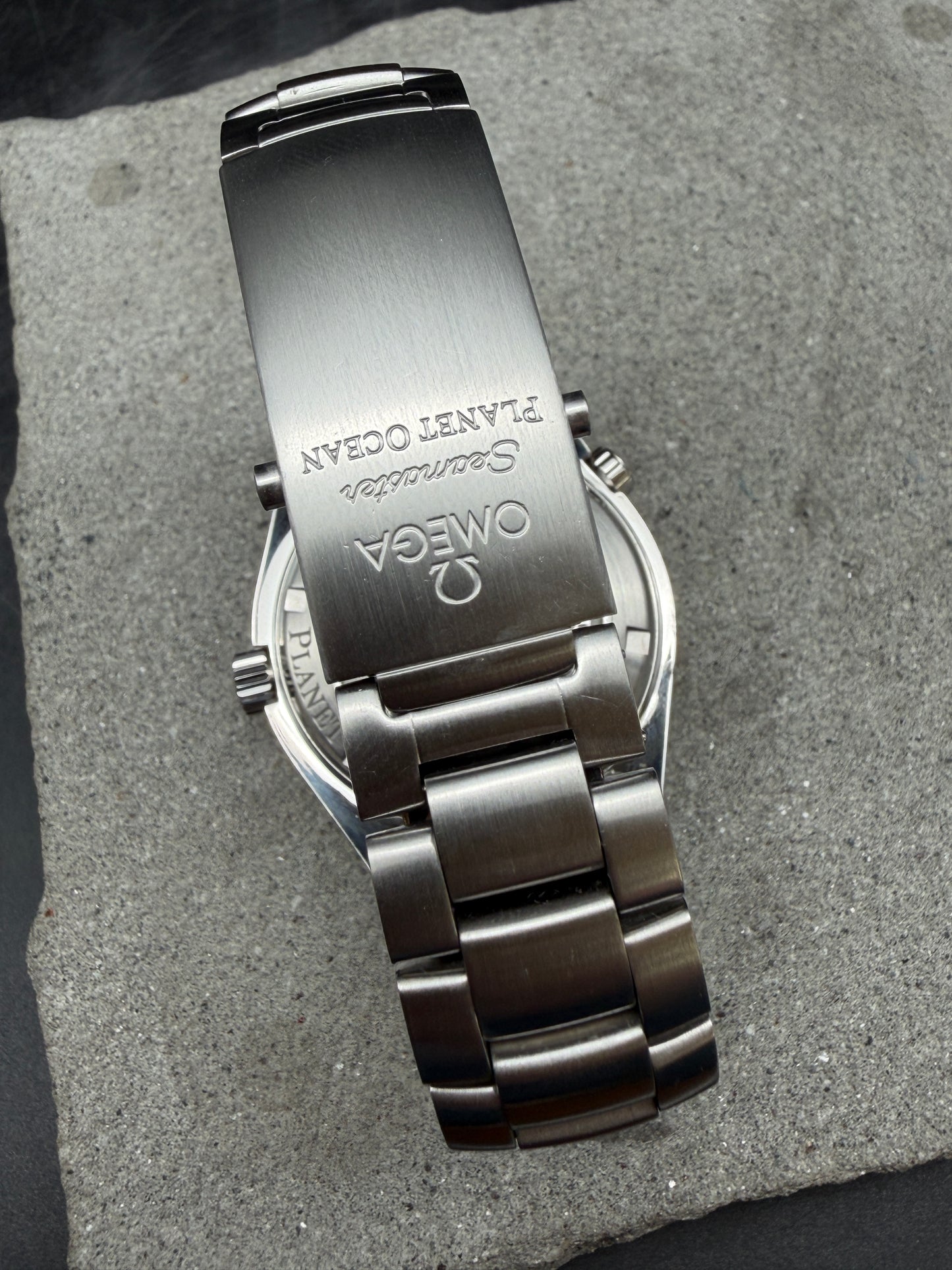 ORIGINAL OMEGA SEAMASTER PLANET 2209.50.00 OCEAN CO AXIAL ORANGE 42mm 600m DIVER