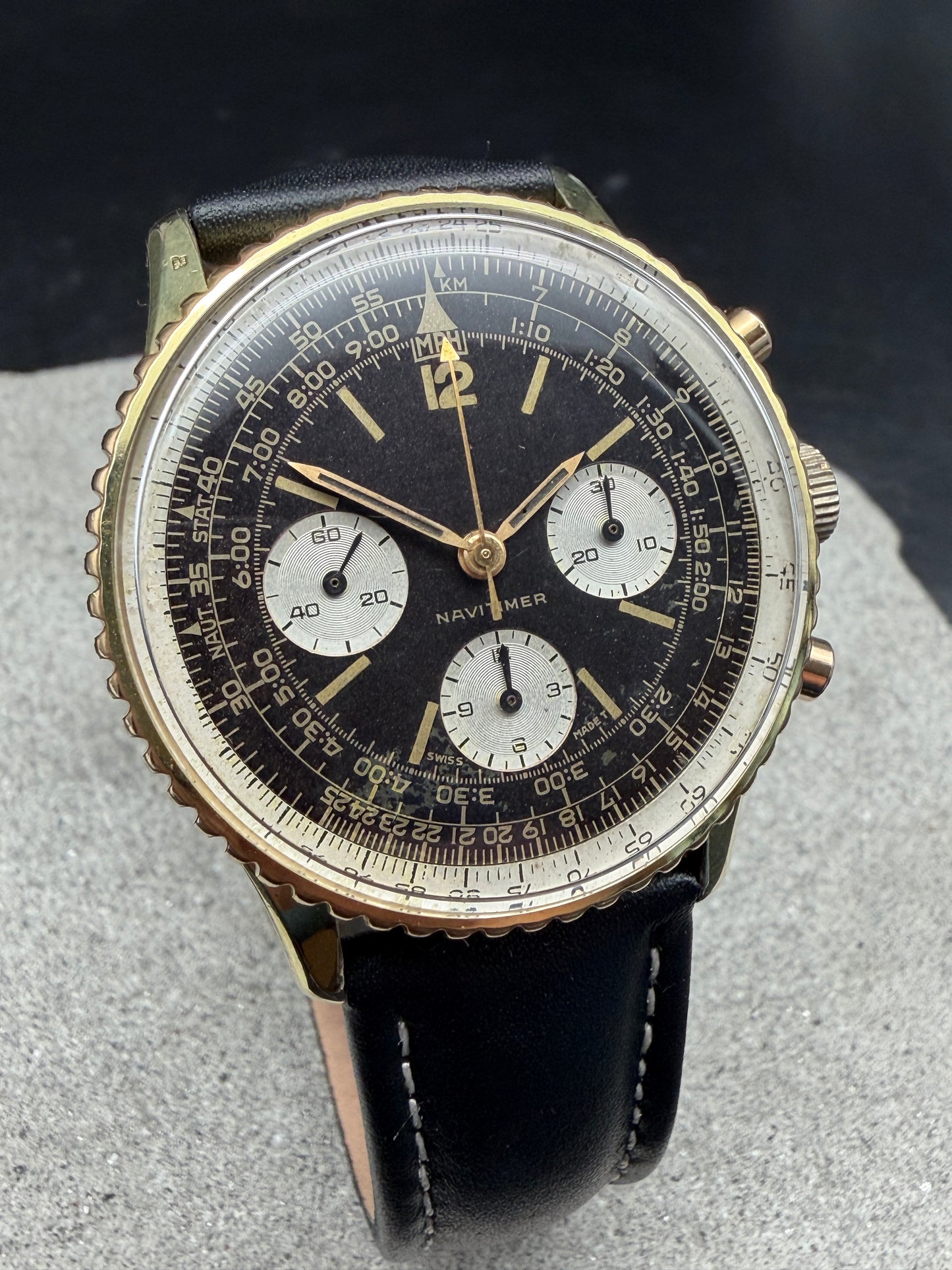 ORIGINAL 1966 BREITLING 806 NAVITIMER PUNCAO PURTUGUESE VENUS 178 CHRONOGRAPH