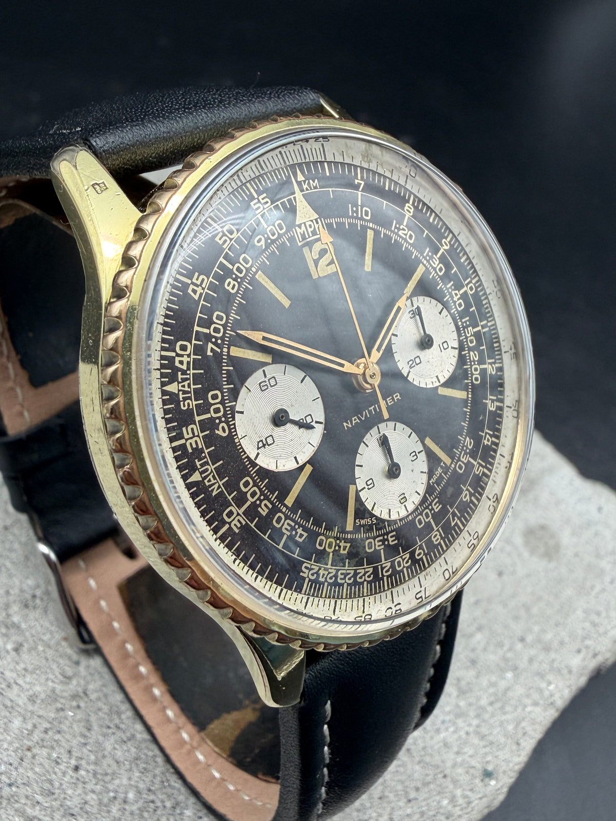 ORIGINAL 1966 BREITLING 806 NAVITIMER PUNCAO PURTUGUESE VENUS 178 CHRONOGRAPH