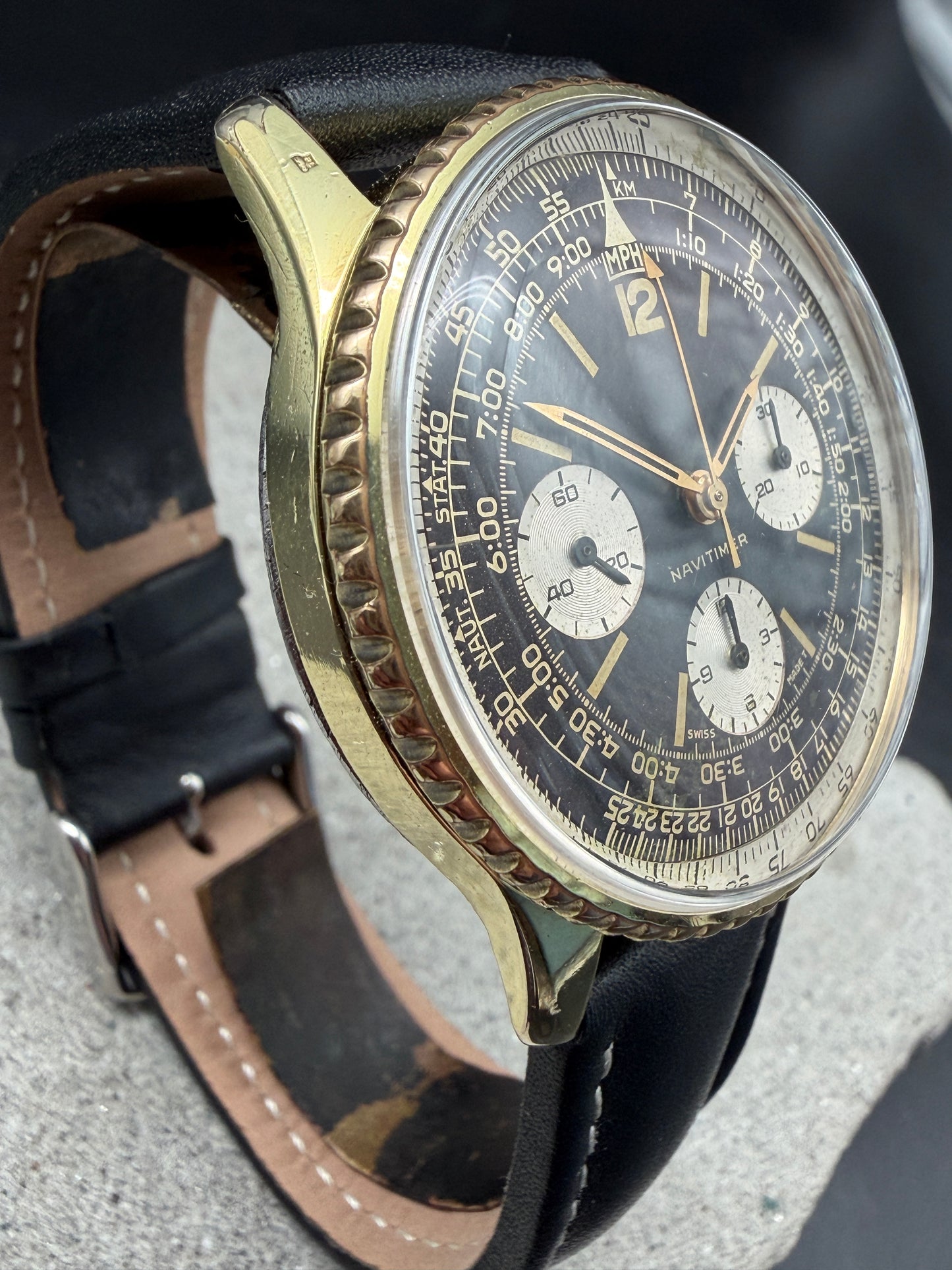 ORIGINAL 1966 BREITLING 806 NAVITIMER PUNCAO PURTUGUESE VENUS 178 CHRONOGRAPH