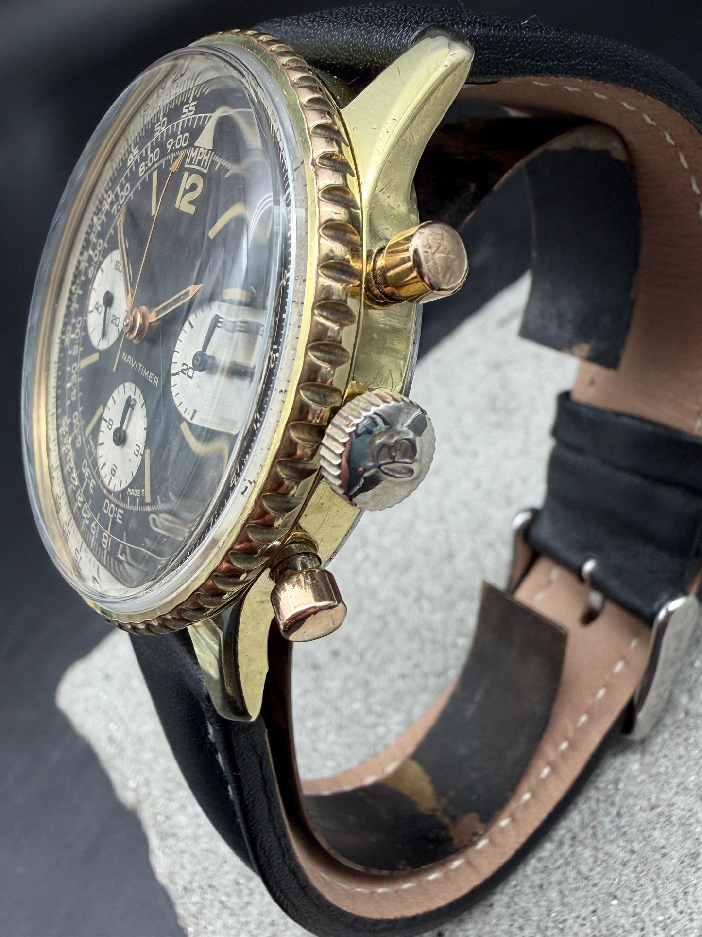 ORIGINAL 1966 BREITLING 806 NAVITIMER PUNCAO PURTUGUESE VENUS 178 CHRONOGRAPH