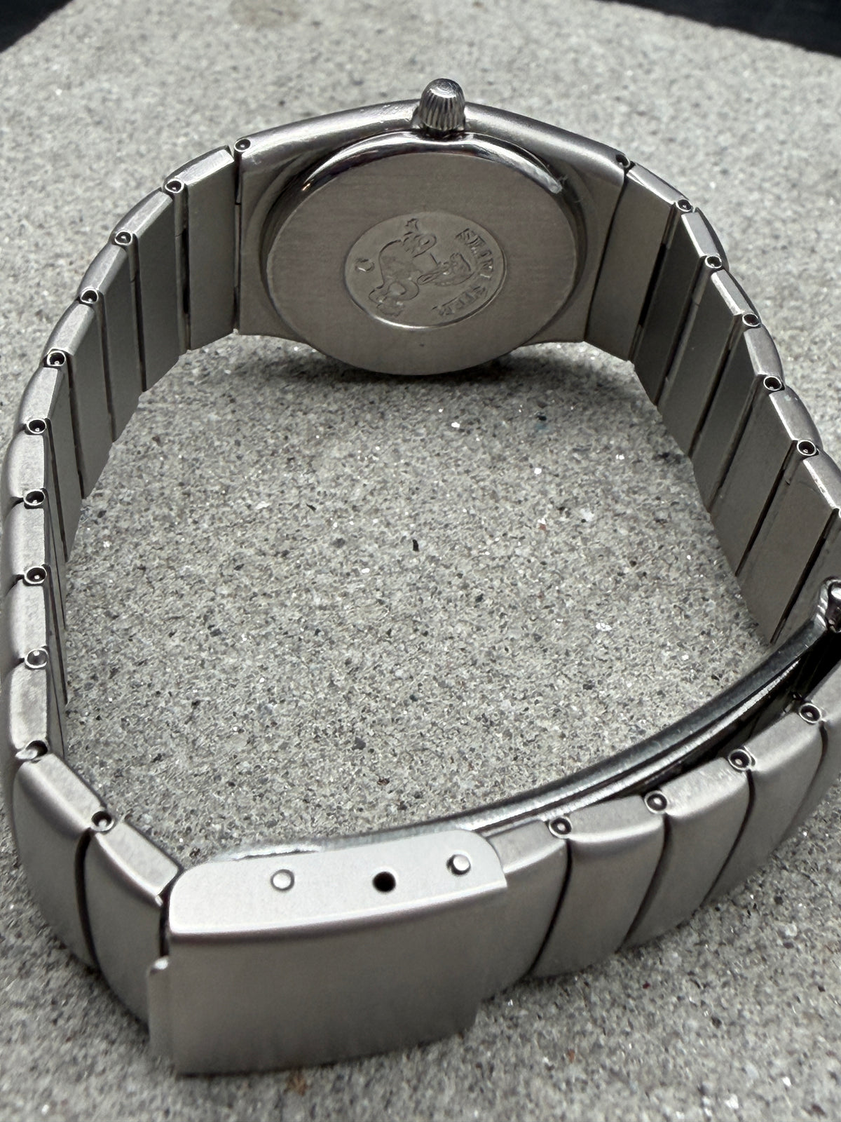 ORIGINAL 1984 OMEGA DAMEN SEAMASTER RECIFE OXIDIERTER STAHL 596.0061 796.0956