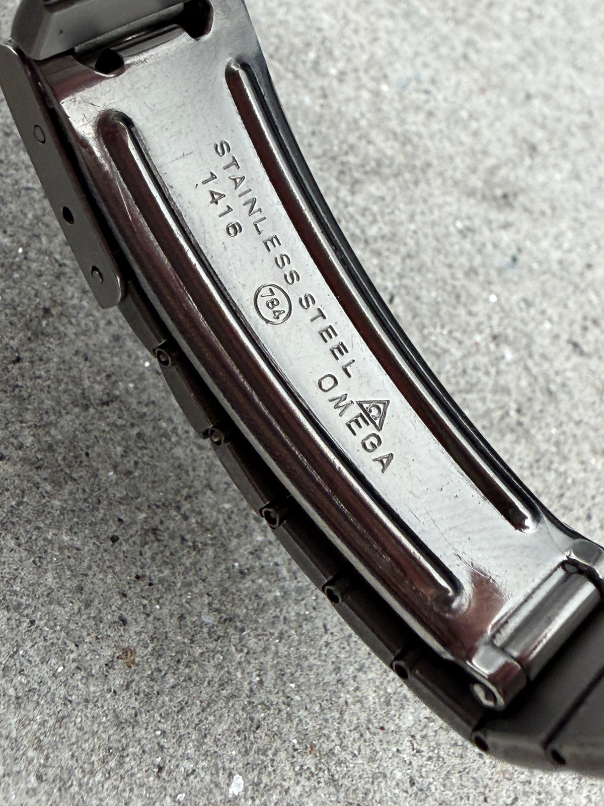 ORIGINAL 1984 OMEGA DAMEN SEAMASTER RECIFE OXIDIERTER STAHL 596.0061 796.0956