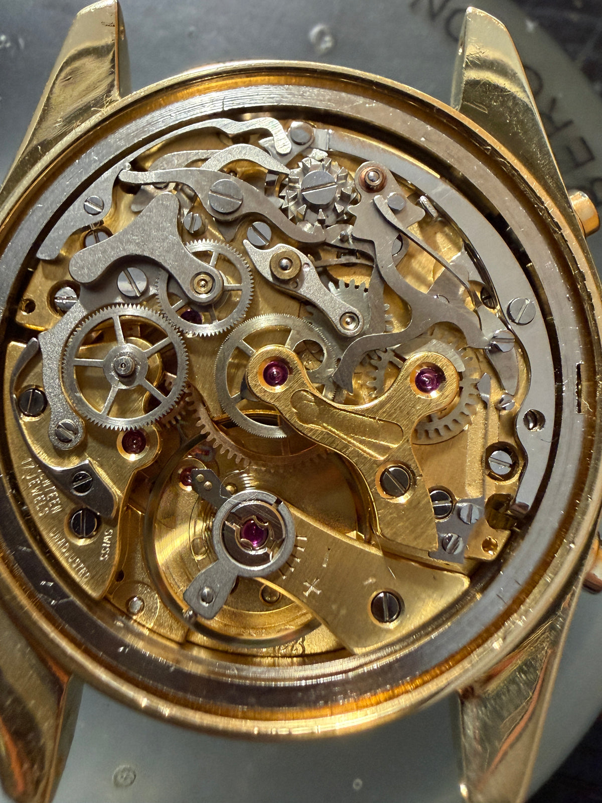 ORIGINAL ULYSSE NARDIN 4355J TRIPLE DATE MOONPHASE ANNUAL CALENDAR CHRONOGRAPH
