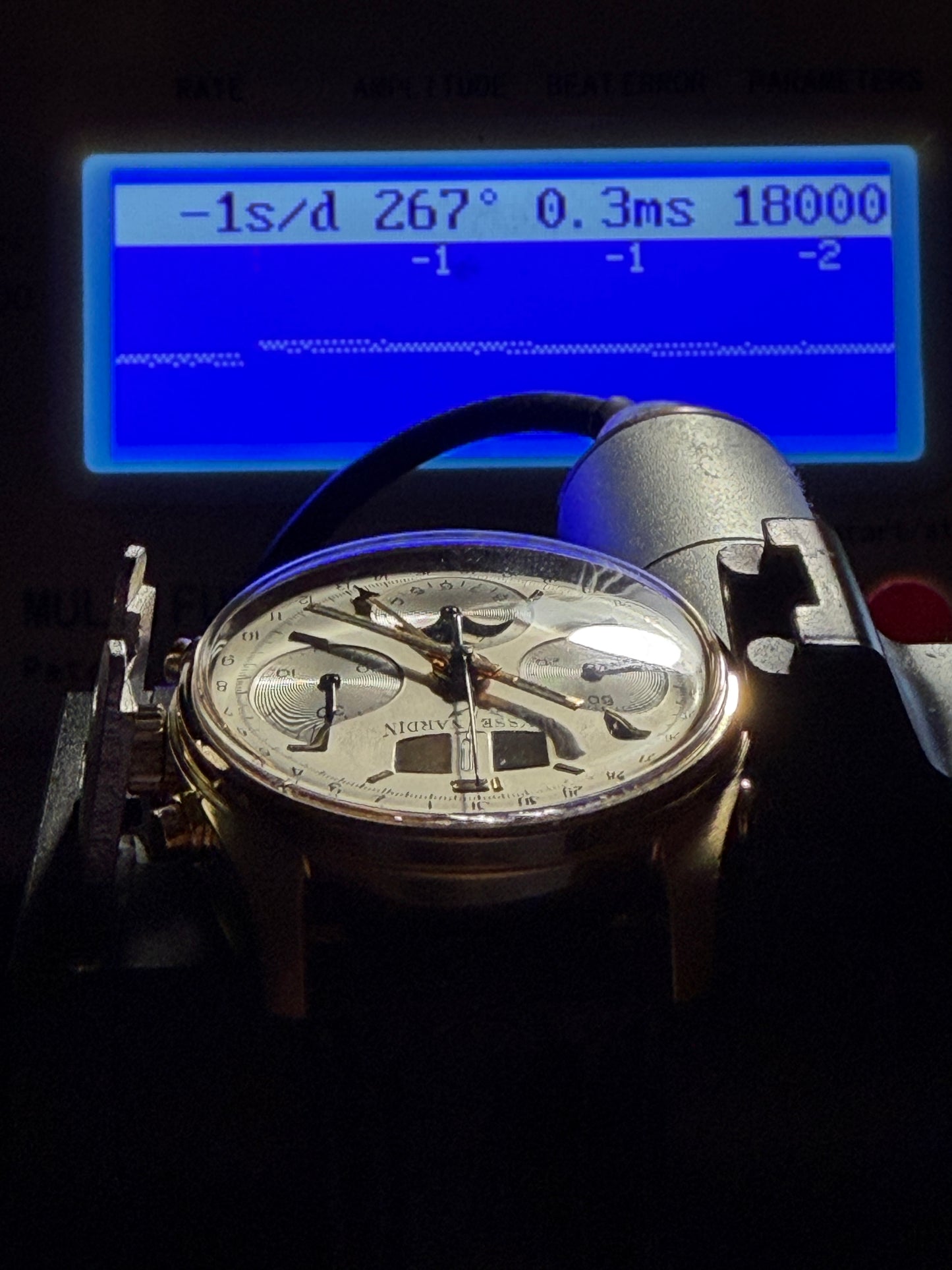 ORIGINAL ULYSSE NARDIN 4355J TRIPLE DATE MOONPHASE ANNUAL CALENDAR CHRONOGRAPH