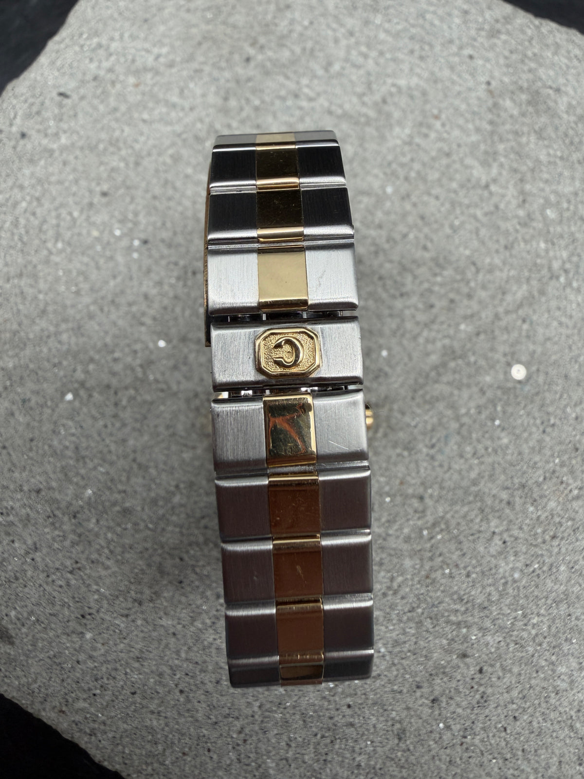 ORIGINAL CHOPARD 8024 ST. MORITZ GOLD / STAHL 24mm QUARTZ ARMBANDUHR LUXUSUHR