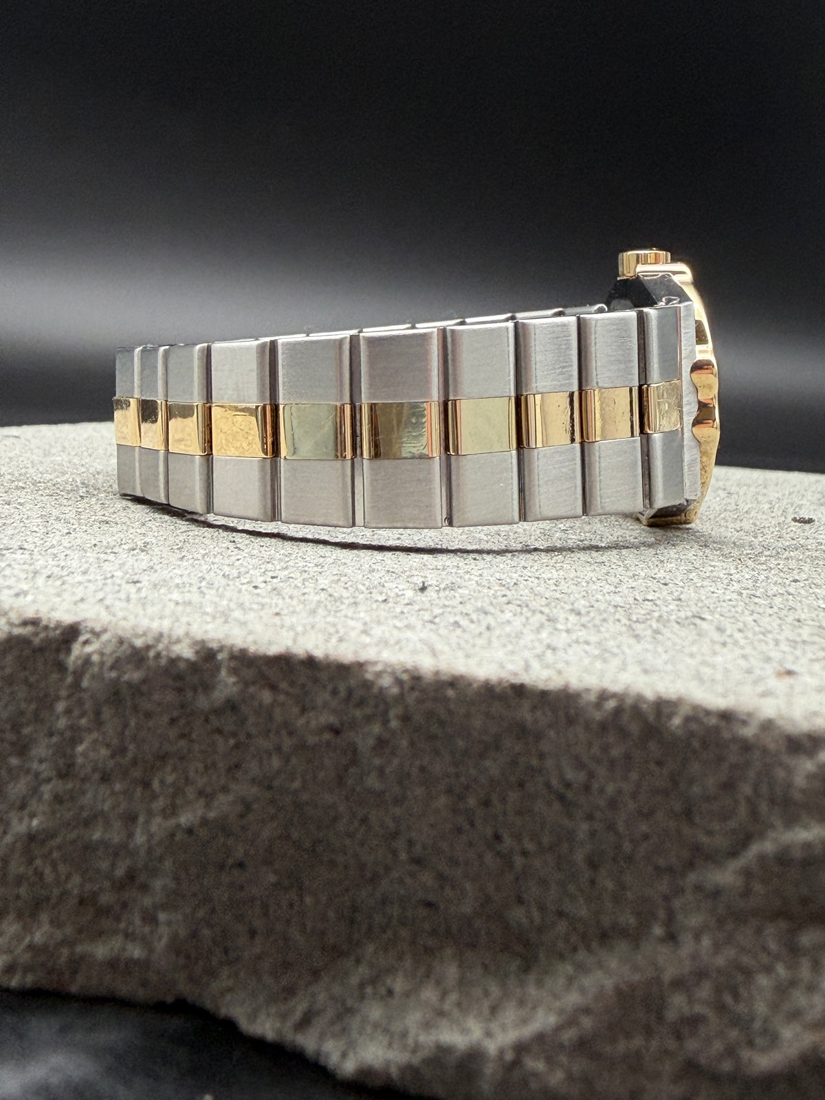 ORIGINAL CHOPARD 8024 ST. MORITZ GOLD / STAHL 24mm QUARTZ ARMBANDUHR LUXUSUHR