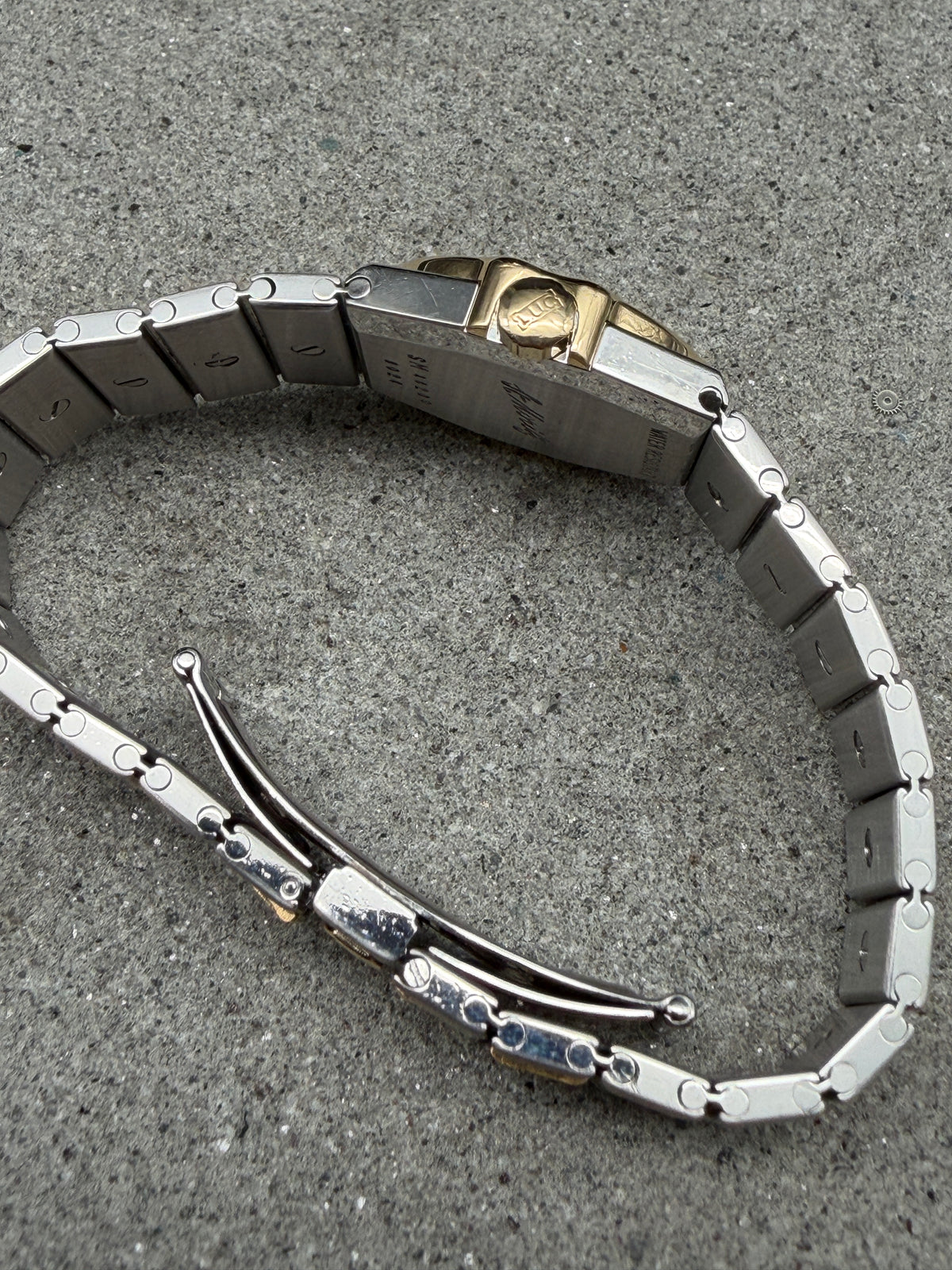 ORIGINAL CHOPARD 8024 ST. MORITZ GOLD / STAHL 24mm QUARTZ ARMBANDUHR LUXUSUHR
