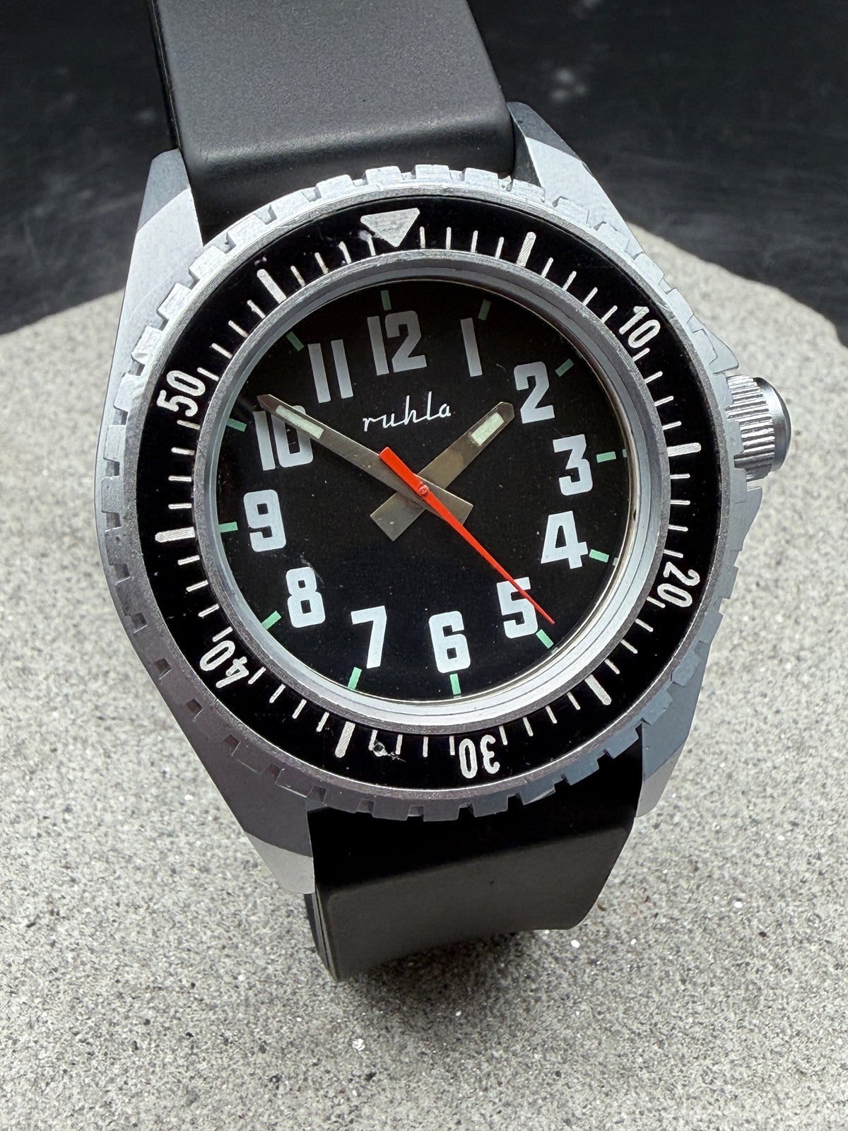 RUHLA WEIMAR QUARTZ TAUCHERUHR NVA KSK - 18 KAMPFTAUCHER MARINETAUCHER 44mm 1992