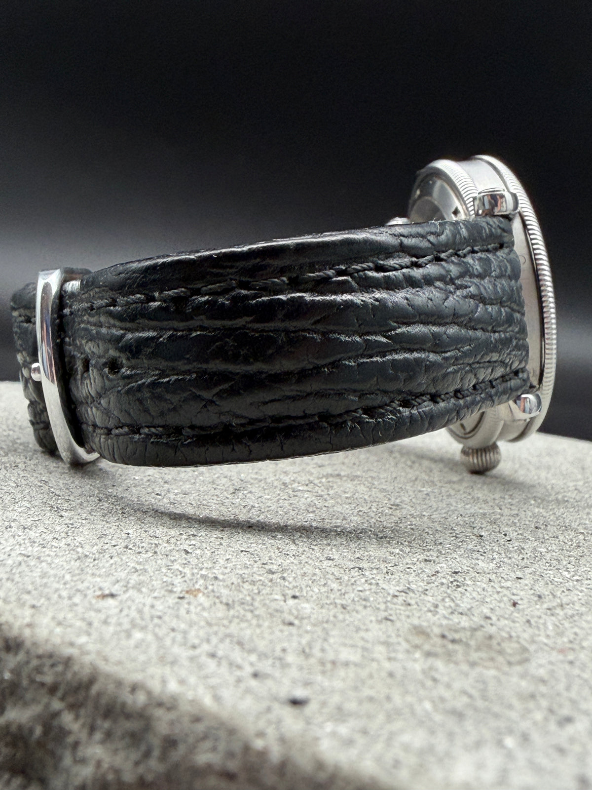 ORIGINAL 1997 CHRONOSWISS CH2823 KAIROS BLACK GUILLOCHE GLASBODEN DRESSWATCH
