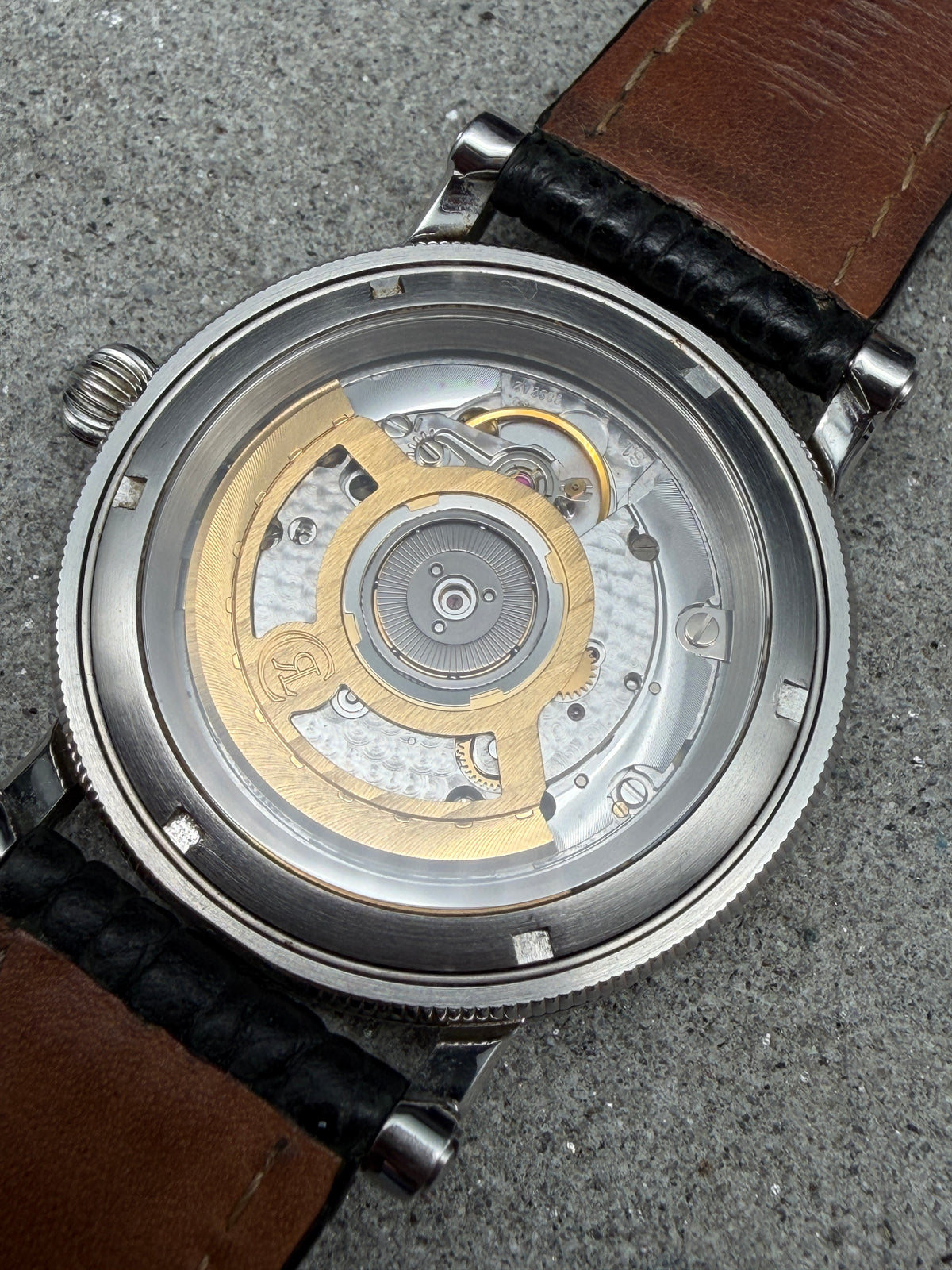 ORIGINAL 1997 CHRONOSWISS CH2823 KAIROS BLACK GUILLOCHE GLASBODEN DRESSWATCH