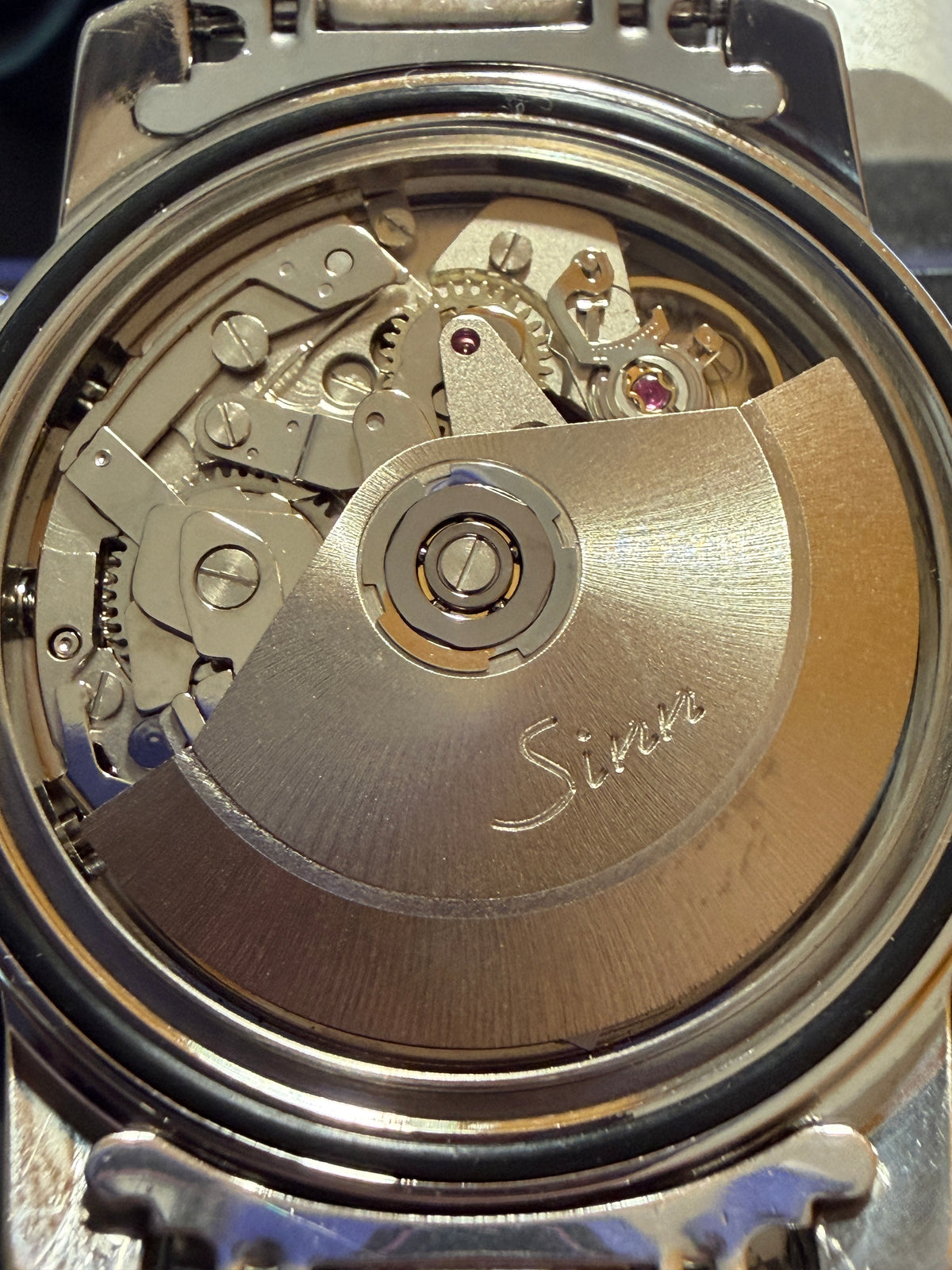 ORIGINAL 1997 SINN 103 St CHRONOGRAPH 41mm EDELSTAHL DAY DATE ACRYLGLAS PLEXY