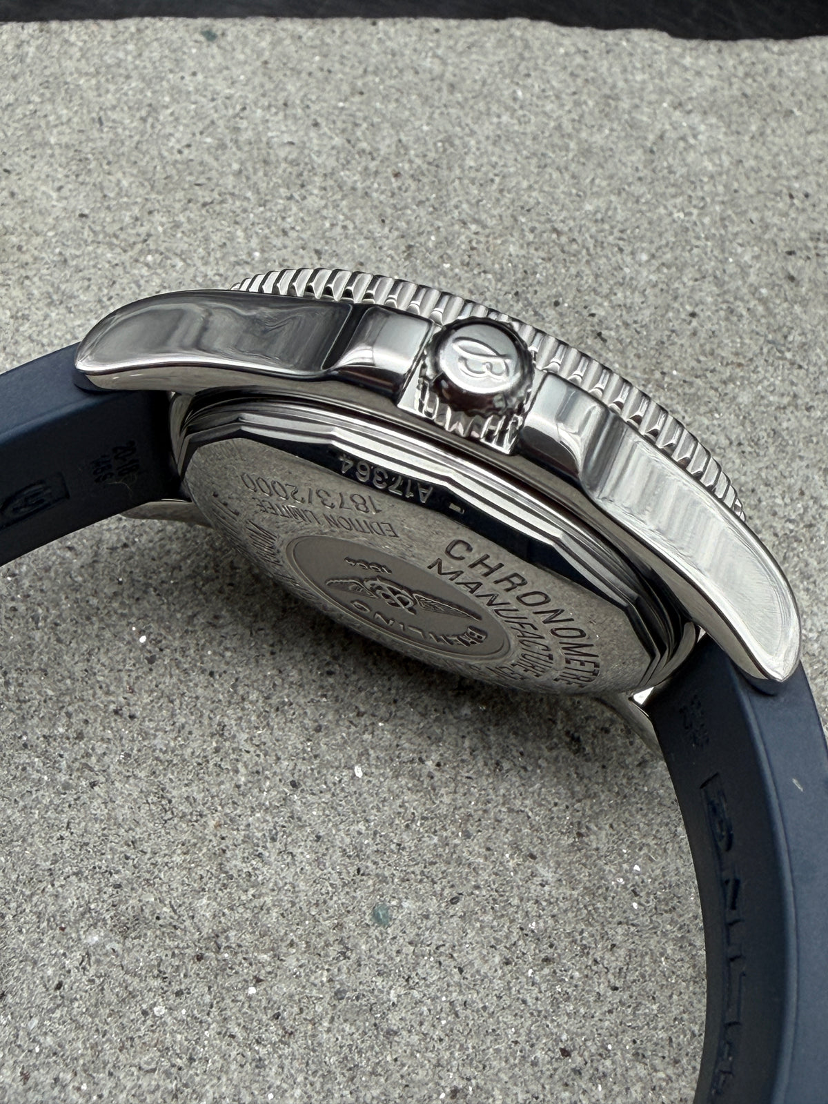 ORIGINAL BREITLING SUPEROCEAN AUTOMATIK A17364 LIMITED EDITION BLUE DIAL