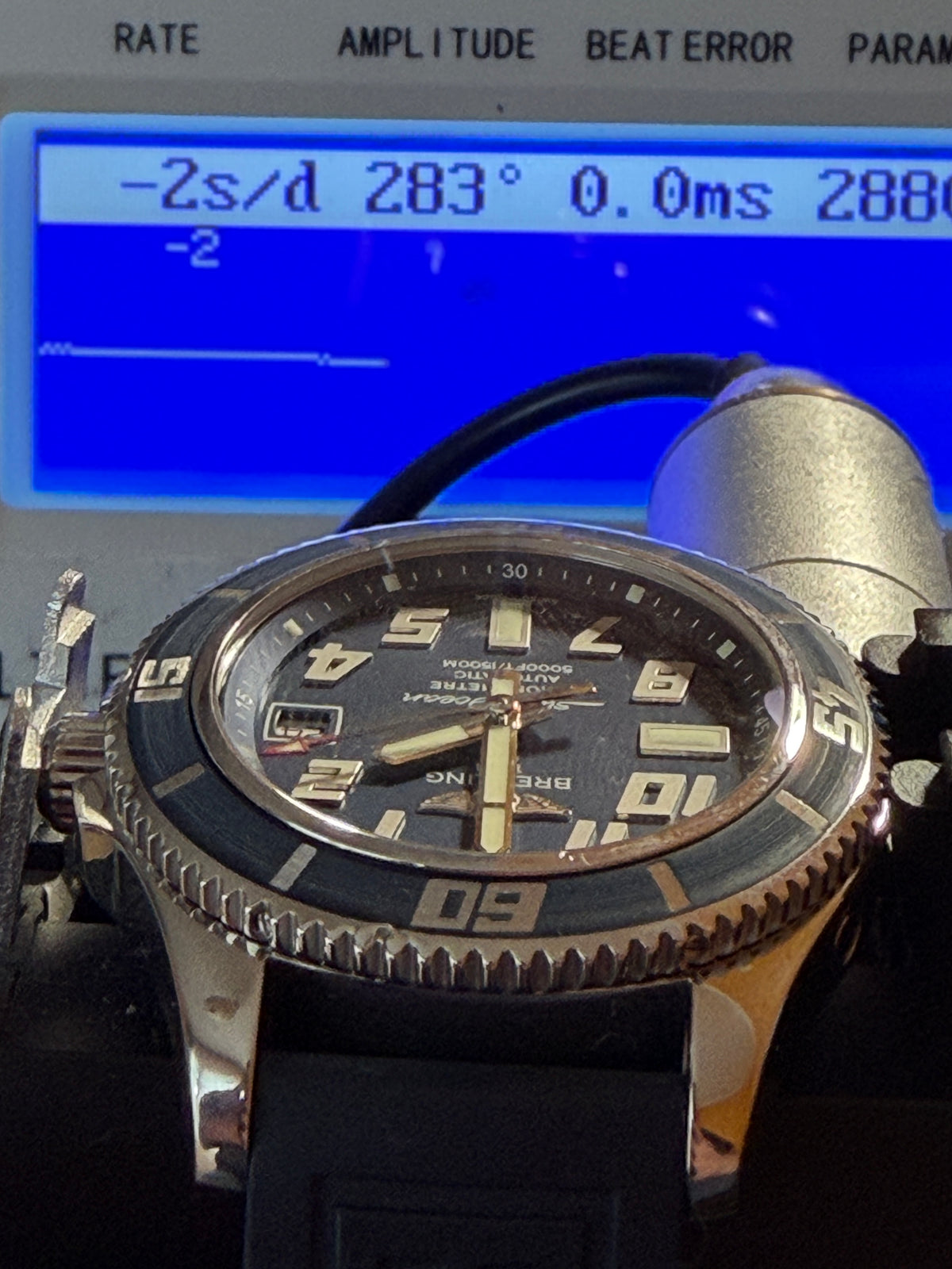ORIGINAL BREITLING SUPEROCEAN AUTOMATIK A17364 LIMITED EDITION BLUE DIAL