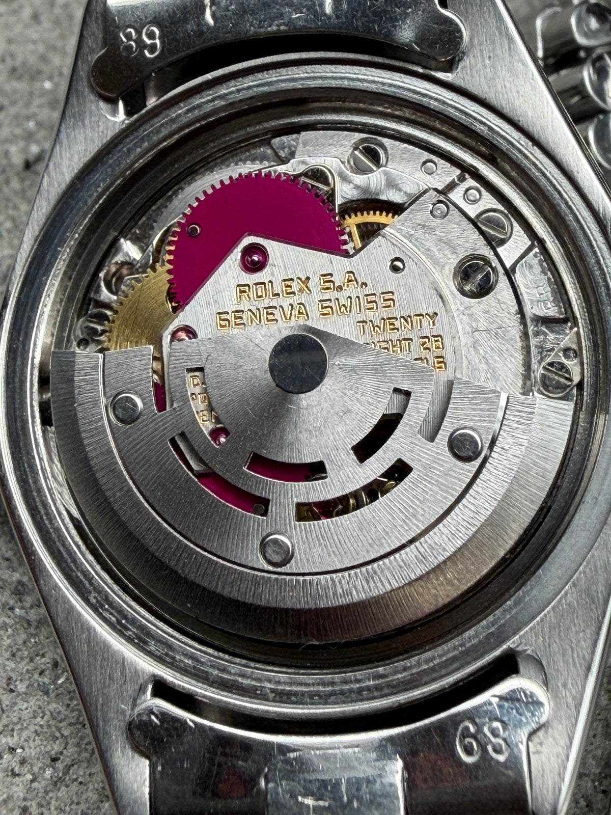 ORIGINAL ROLEX LADY DATE 26mm OYSTER PERPETUAL JUBILEE EDELSTAHL ENGINE TURNED