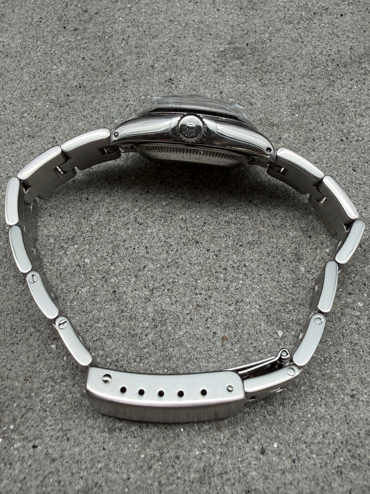 ORIGINAL ROLEX LADY DATE 26mm OYSTER PERPETUAL OYSTERBAND EDELSTAHL BUCKLEY DIAL