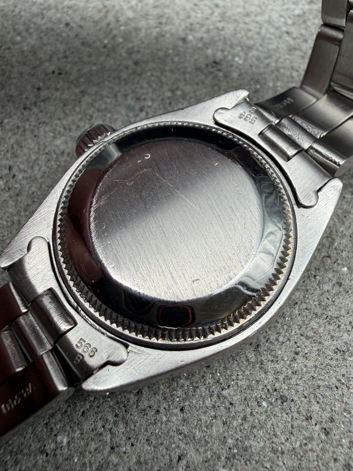 ORIGINAL ROLEX LADY DATE 26mm OYSTER PERPETUAL OYSTERBAND EDELSTAHL BUCKLEY DIAL