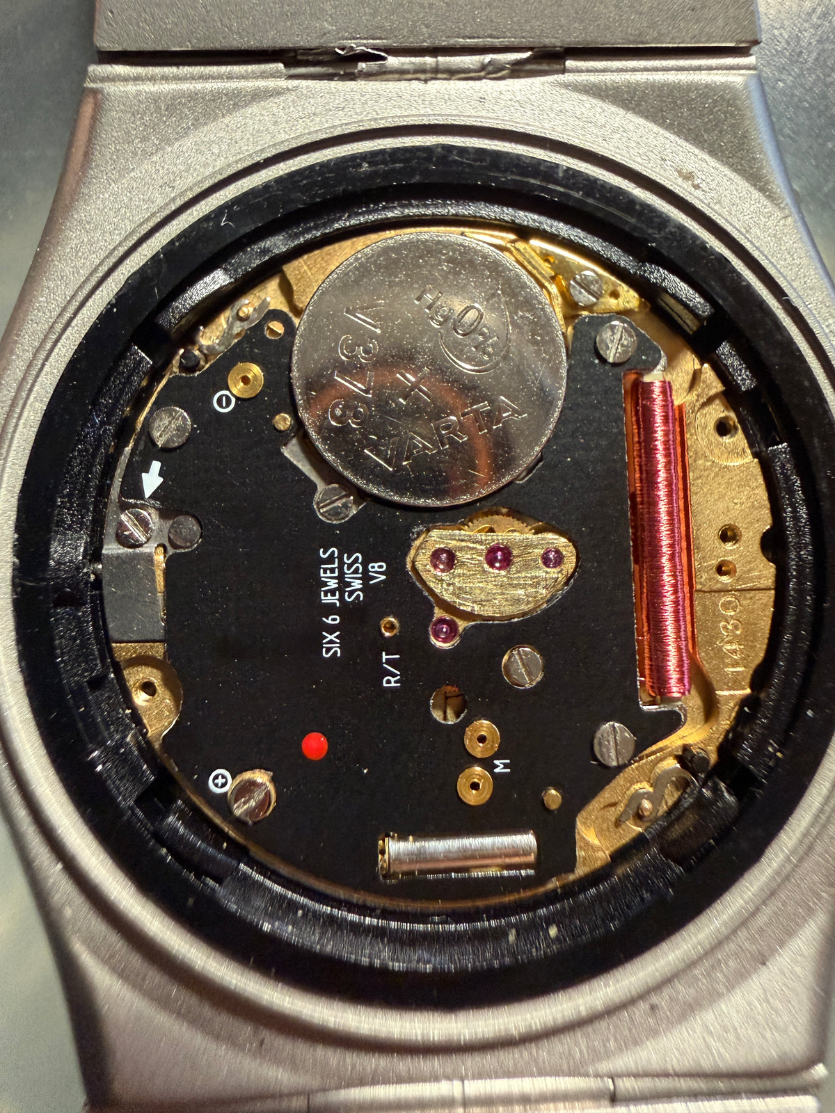 ORIGINAL 1984 OMEGA SEAMASTER RECIFE OXIDIERTER STAHL 196.0292 396.0984 BLACK