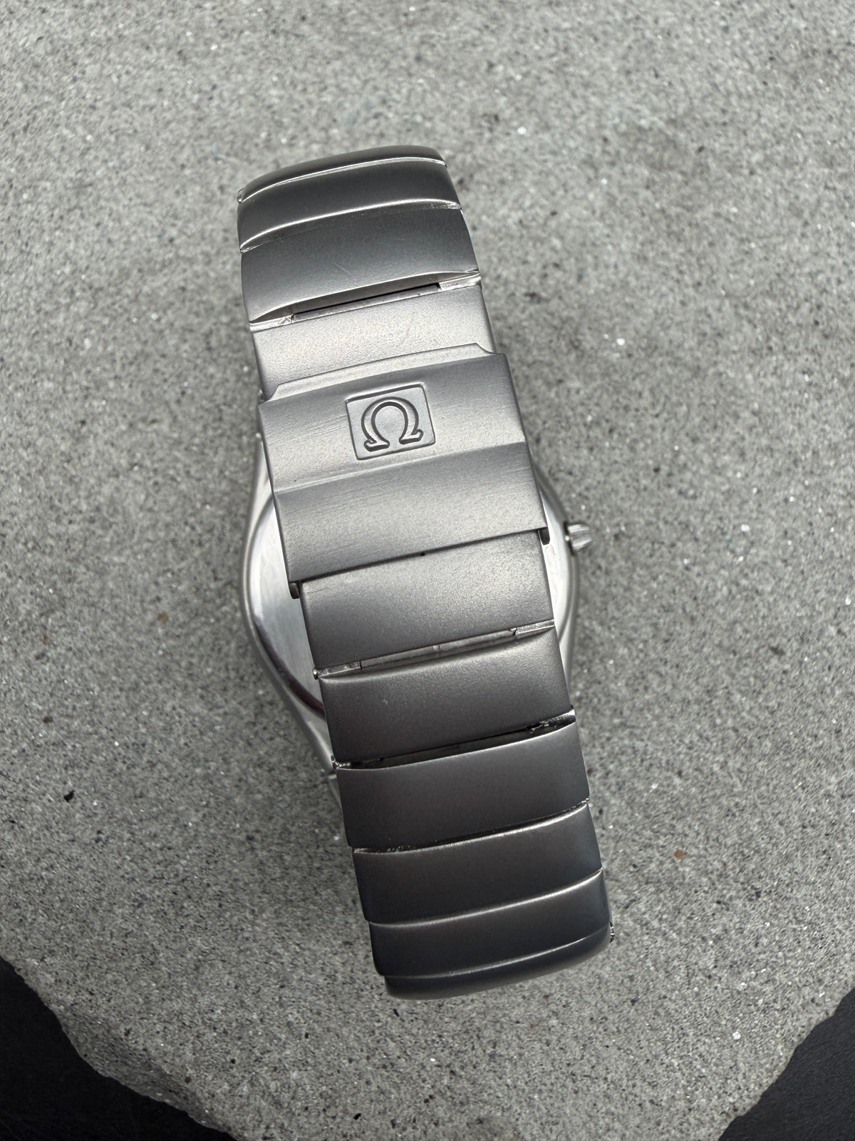 ORIGINAL 1984 OMEGA SEAMASTER RECIFE OXIDIERTER STAHL 196.0292 396.0984 BLACK