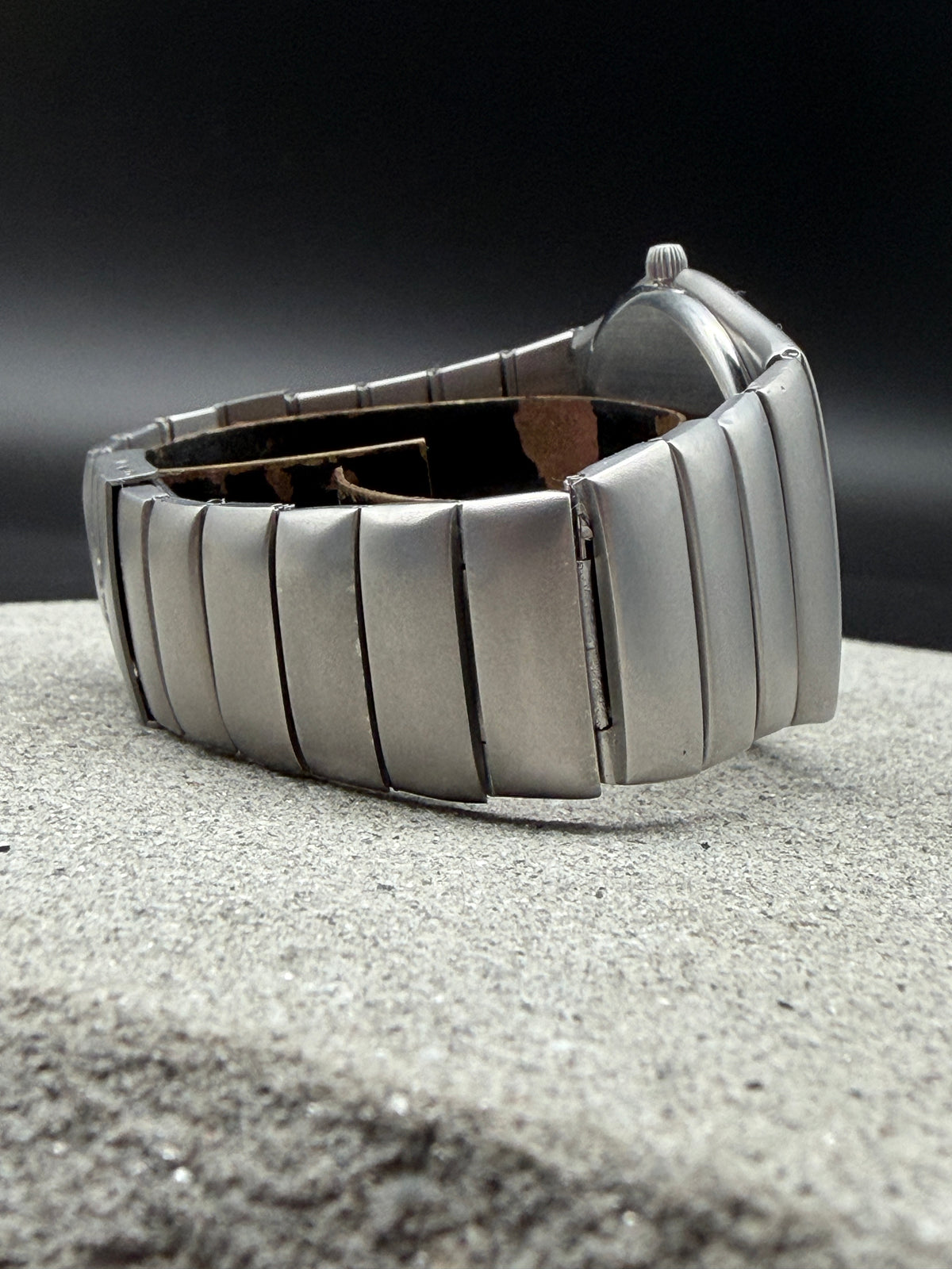 ORIGINAL 1984 OMEGA SEAMASTER RECIFE OXIDIERTER STAHL 196.0292 396.0984 BLACK