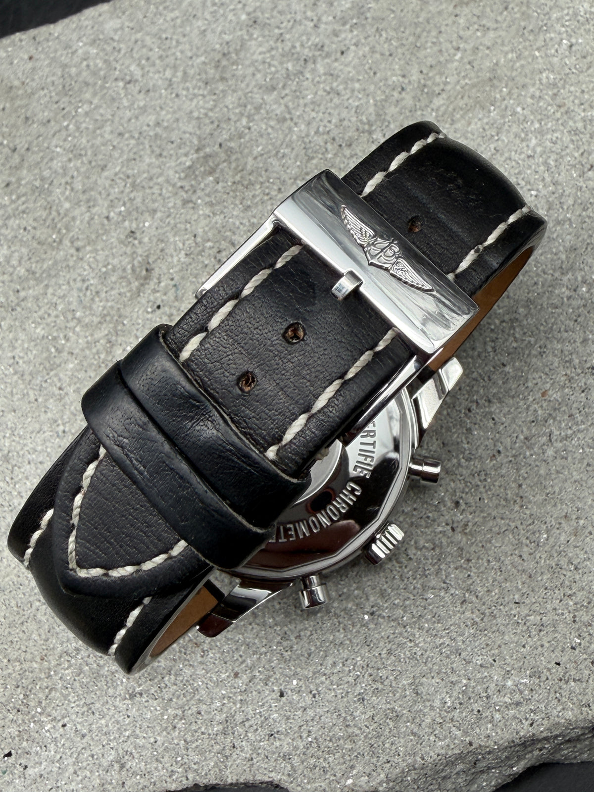 LUXUS BREITLING TRANSOCEAN A19310 ANNUAL CALENDAR MONDPHASE CHRONOGRAPH FULLSET