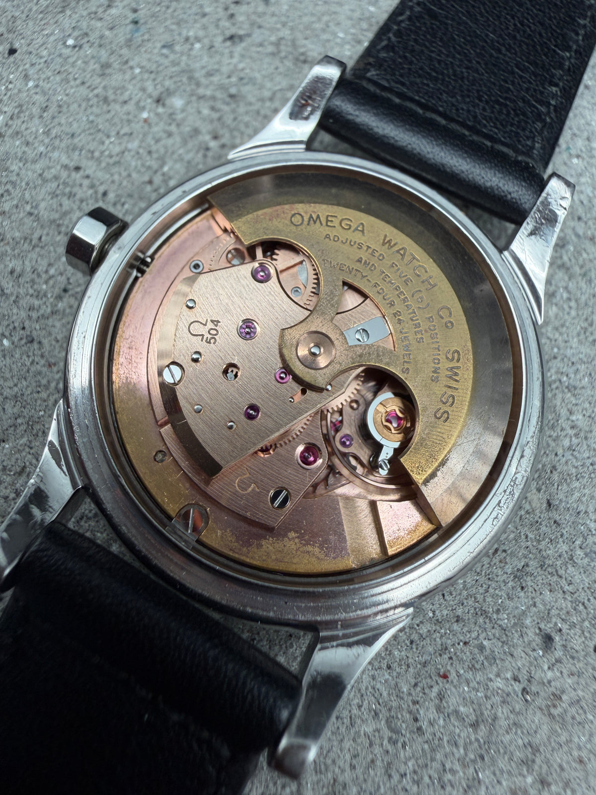 ORIGINAL 1960 OMEGA CONSTELLATION CALENDAR CHRONOMETER 2943 AUTOMATIK CAL: 504
