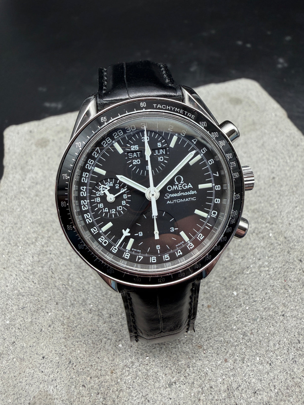 ORIGINAL 1999 OMEGA SPEEDMASTER 175.0084 TRIPLE DAT CAL: 1151 AUTOMATIK RACING