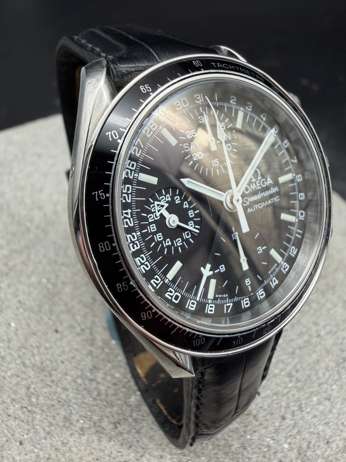 ORIGINAL 1999 OMEGA SPEEDMASTER 175.0084 TRIPLE DAT CAL: 1151 AUTOMATIK RACING
