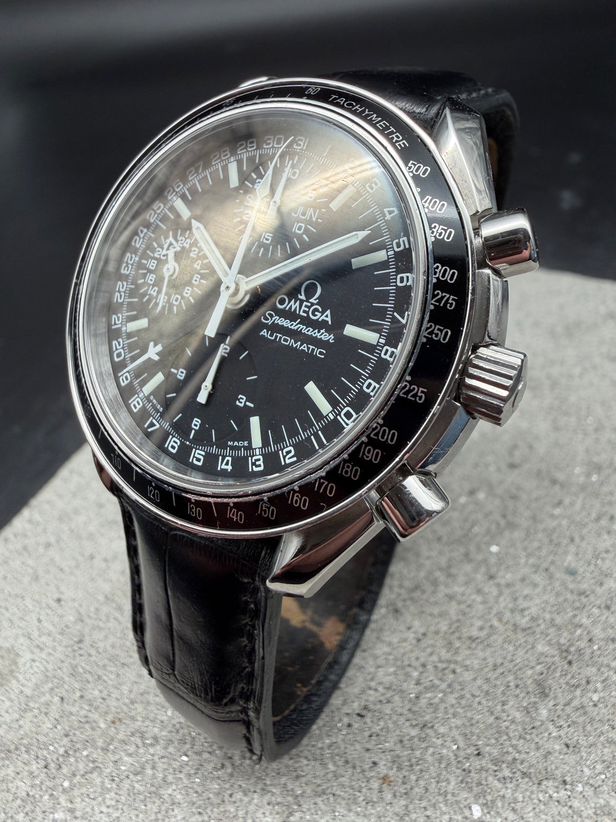 ORIGINAL 1999 OMEGA SPEEDMASTER 175.0084 TRIPLE DAT CAL: 1151 AUTOMATIK RACING
